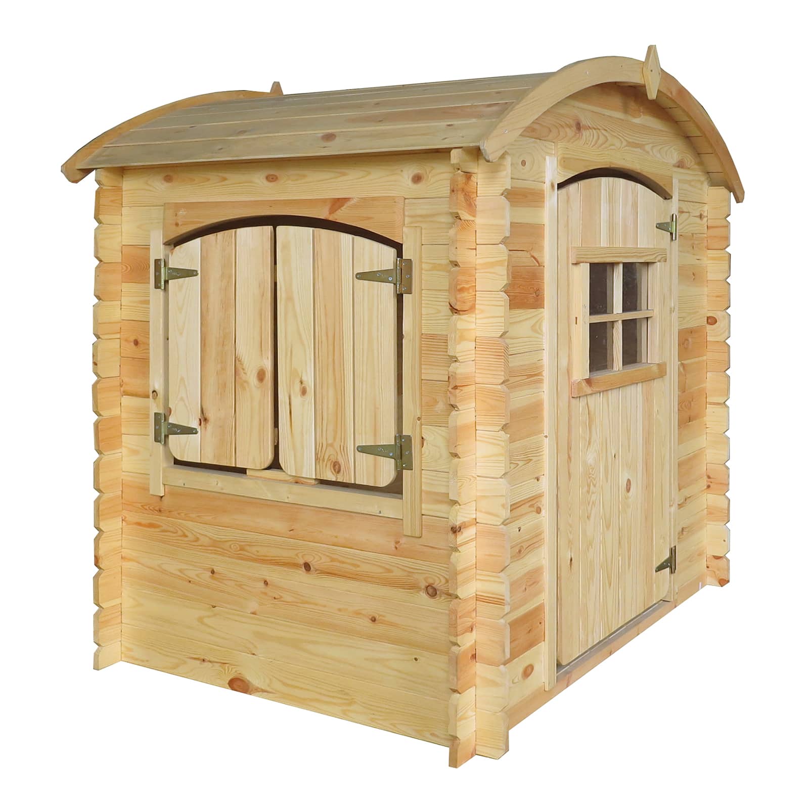 Casa de brincar de madeira 112x146x145 cm (1,63 m²) OUTDOOR TOYS Bambi Casita infantil de madera 112x146x145 cm (1,63 m²) OUTDOOR TOYS Bambi