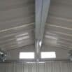 Garaje metálico 420x380x232 cm (16 m²) Norfolk verde
