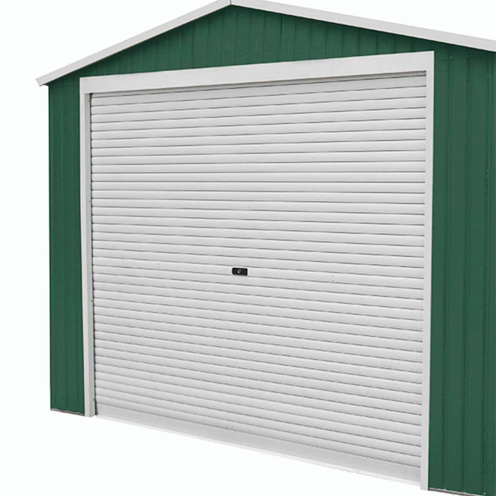 Garagem metálica 512x338x243 cm (17,3 m²) Leicester verde Garaje metálico 512x338x243 cm (17,3 m²) Leicester verde