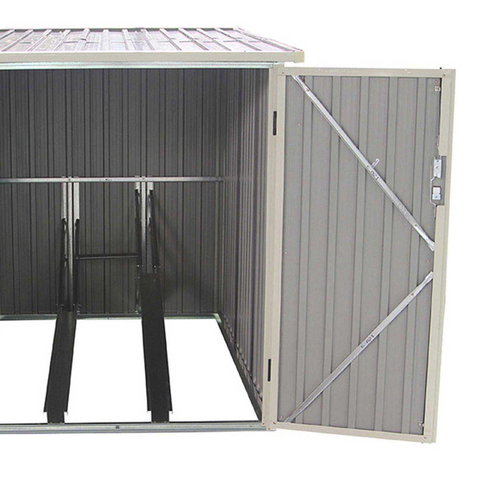 Porta-bicicletas para 2 unidades 198x142x157 cm (2,81 m²) Veloc I Guardabicis para 2 uds 198x142x157 cm (2,81 m²) Veloc I