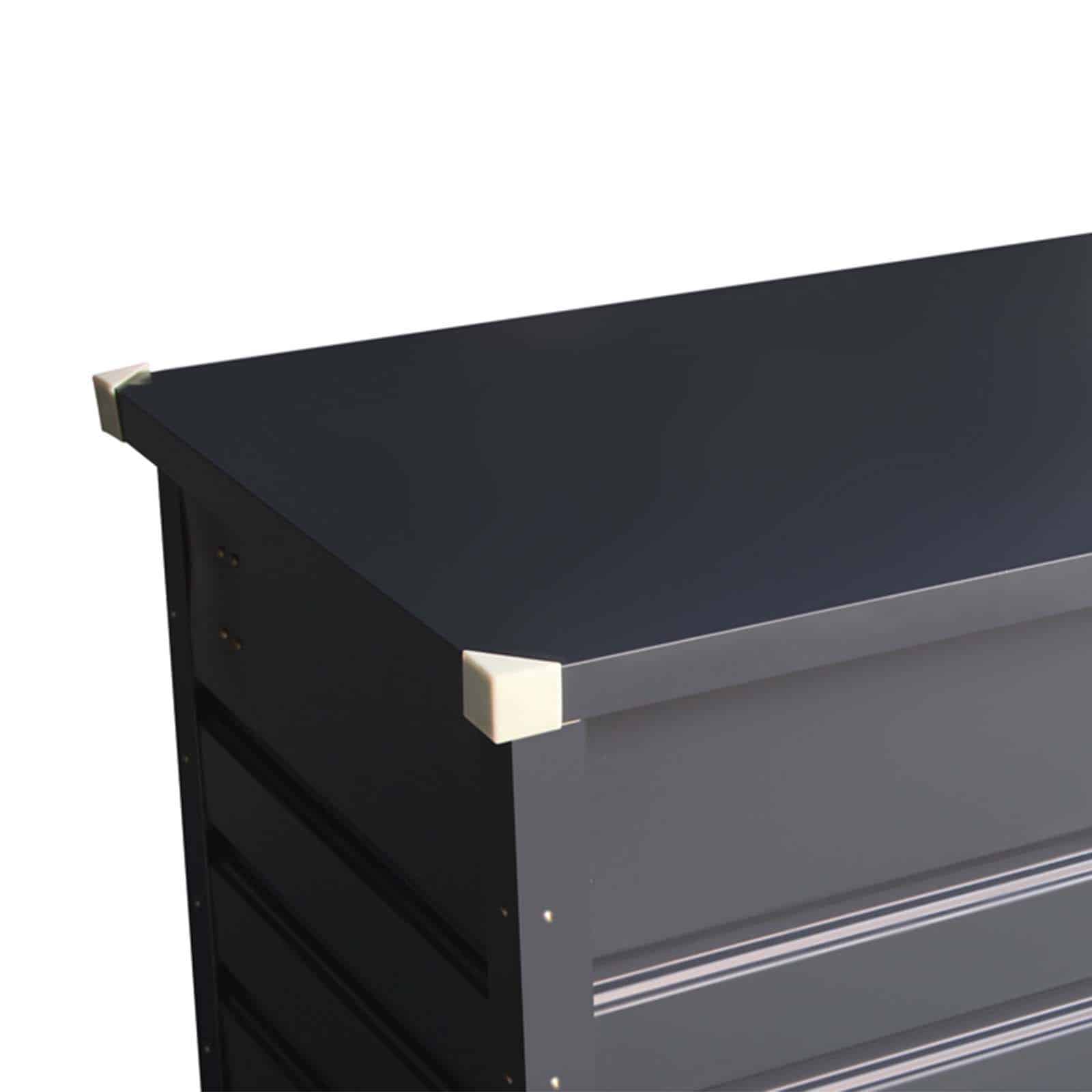 Baú metálico 61x132x62 cm (400 L) Arcana II cinzento Arcón metálico 61x132x62 cm (400 L) Arcana II gris