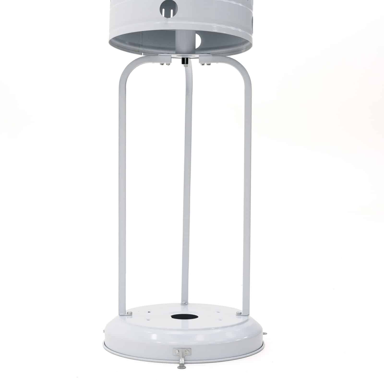 Aquecedor a gás exterior 13 KW KEKAI Niklas branco Estufa exterior gas 13 KW KEKAI Niklas blanco