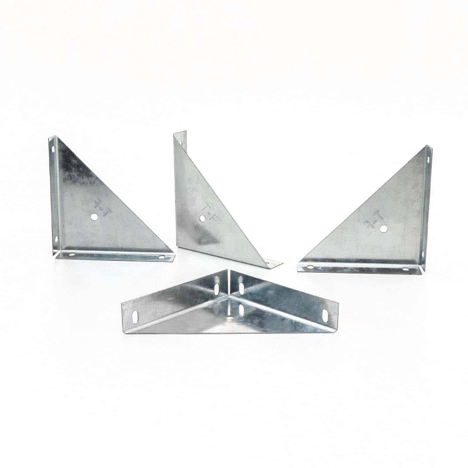 Sistema de fixação ao solo 12x12x3 cm (4 unid.) Fijación para suelo de casetas 12x12x3 cm (4 uds)