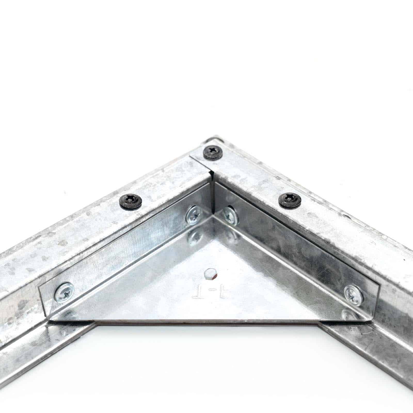 Sistema de fixação ao solo 12x12x3 cm (4 unid.) Fijación para suelo de casetas 12x12x3 cm (4 uds)