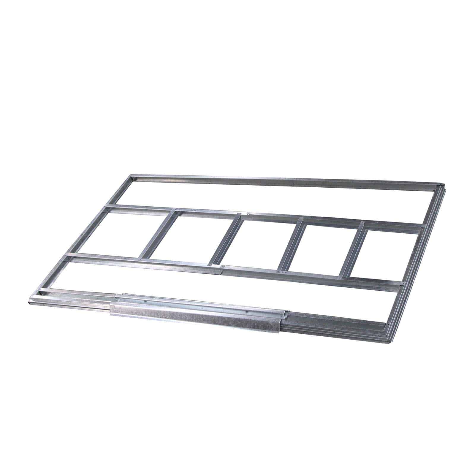 Pré-instalação de pavimento para abrigos em metal 251x171 cm (4,72 m²) Pre-instalación suelo casetas metálicas 251x171 cm (4,72 m²)