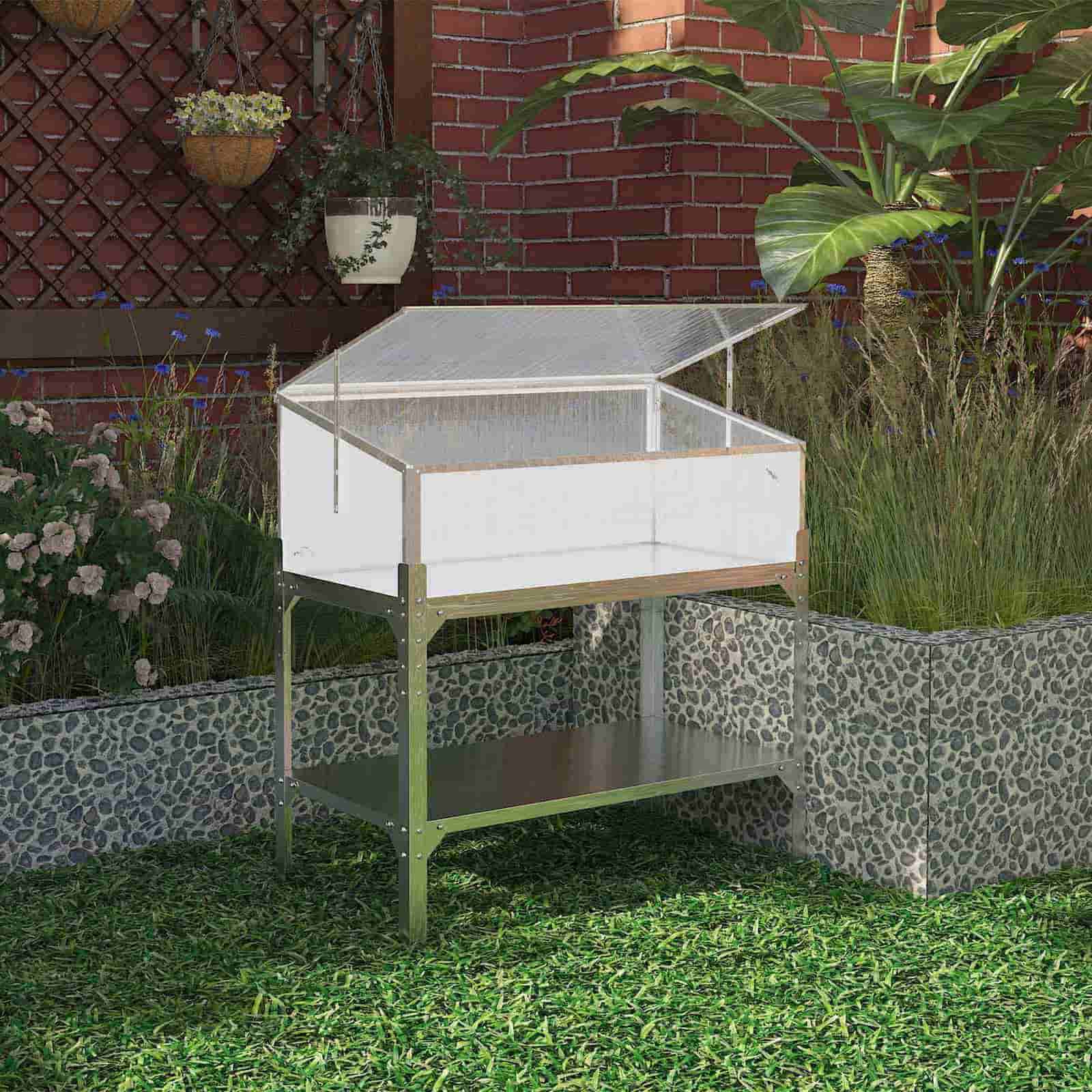 Estufa de policarbonato 53x104x108 cm Jaca Elevado I Estufa de policarbonato 53x104x108 cm Jaca Elevado I - Image 2