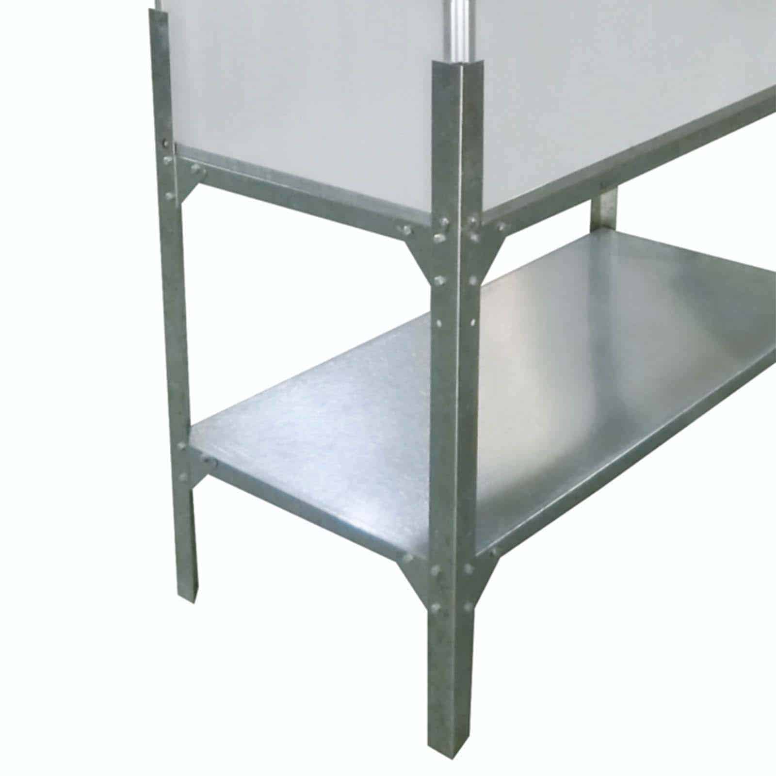 Estufa de policarbonato 53x104x108 cm Jaca Elevado I Invernadero de policarbonato 53x104x108 cm Jaca Elevado I