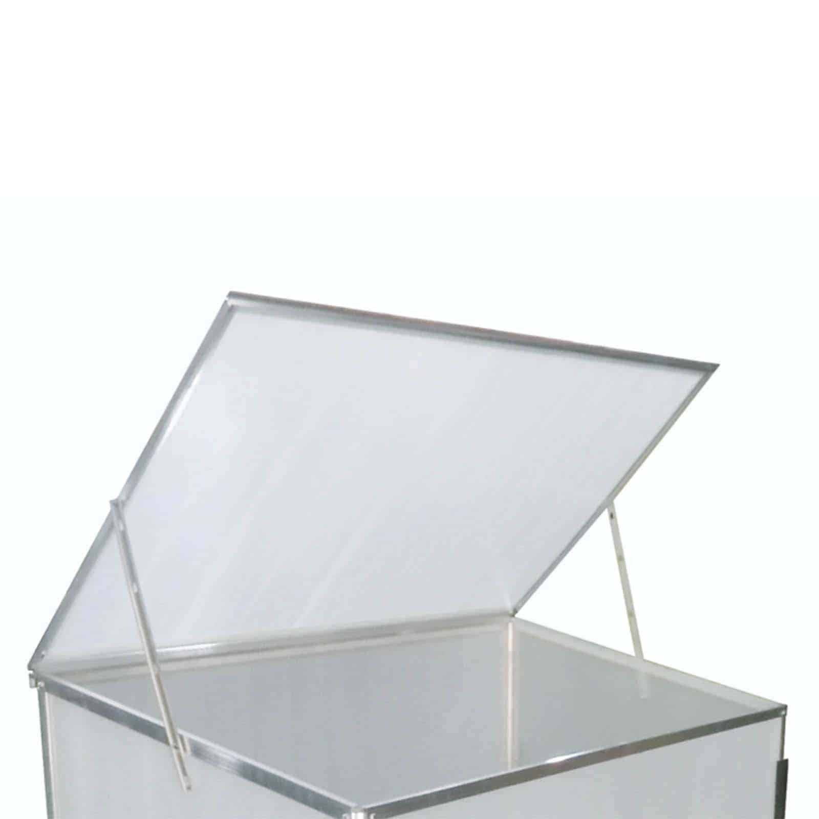 Estufa de policarbonato 53x104x108 cm Jaca Elevado I Invernadero de policarbonato 53x104x108 cm Jaca Elevado I