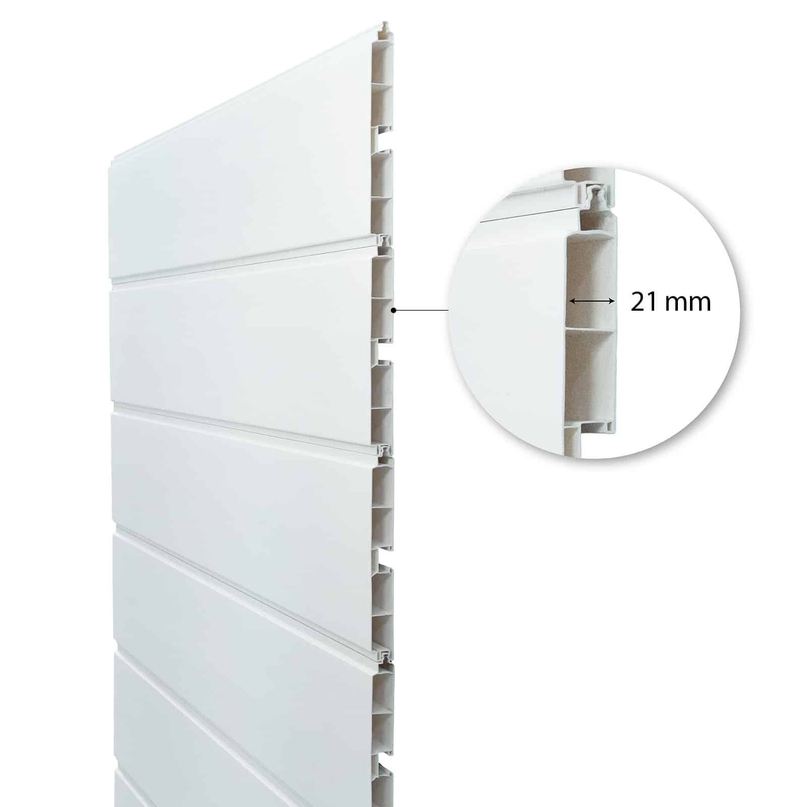 Abrigo de jardim em resina com chão 97x97x203 cm (1 m²) Tuscany Evo 80 branco Abrigo de jardim em resina com chão 97x97x203 cm (1 m²) Tuscany Evo 80 branco - Image 6