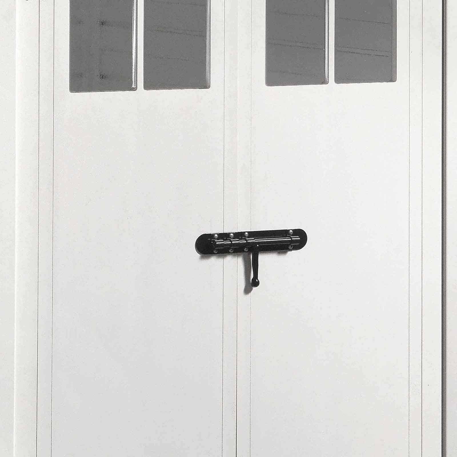 Abrigo de jardim em resina com base 262x230x220 cm (6 m²) Tuscany Evo 240 branco Caseta jardín resina con suelo 262x230x220 cm (6 m² )Tuscany Evo 240 blanco