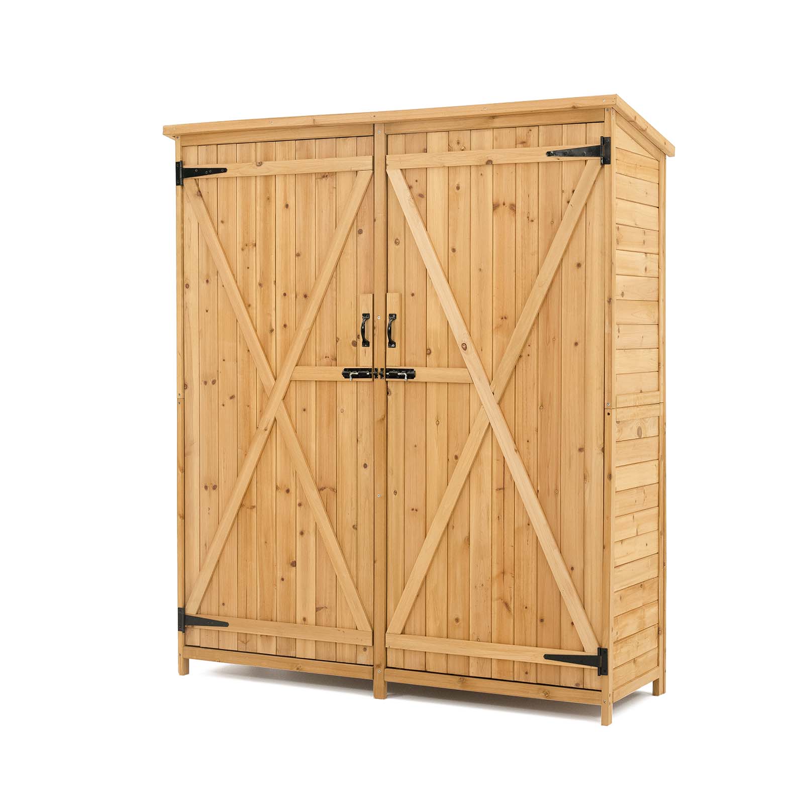 Armário exterior de madeira 44x140x162 cm Sundy