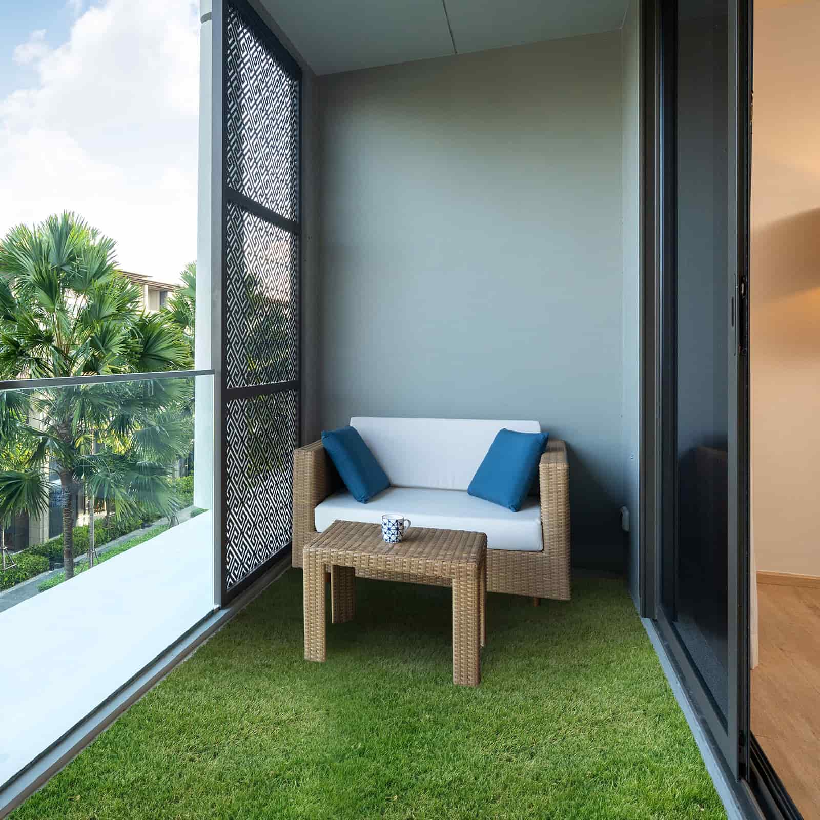 Relva artificial com 20 mm de espessura (500x200 cm) efeito memória Highlands Pro II Relva artificial com 20 mm de espessura (500x200 cm) efeito memória Highlands Pro II - Image 2