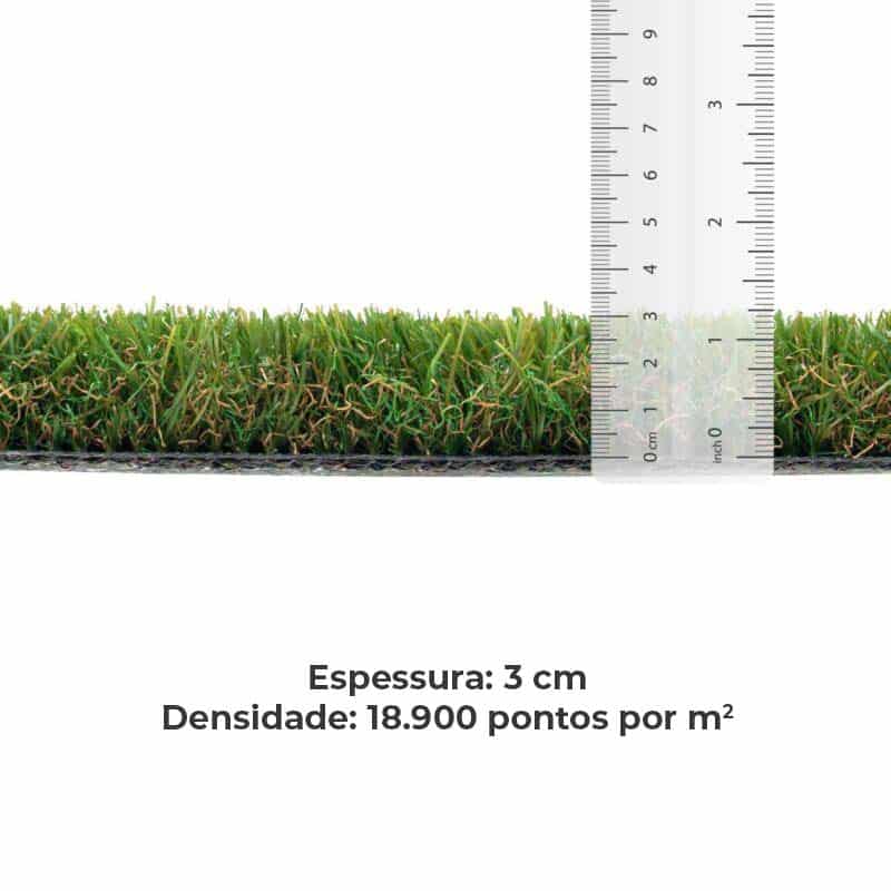 Relva artificial com 30 mm de espessura (500x200 cm) com efeito de memória Greenhill Pro II Relva artificial com 30 mm de espessura (500x200 cm) com efeito de memória Greenhill Pro II - Image 3