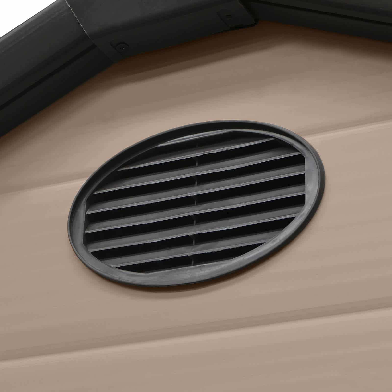 Abrigo de jardim em resina 190x188x225 cm (3,57 m²) Isabella bege Abrigo de jardim em resina 190x188x225 cm (3,57 m²) Isabella bege - Image 7