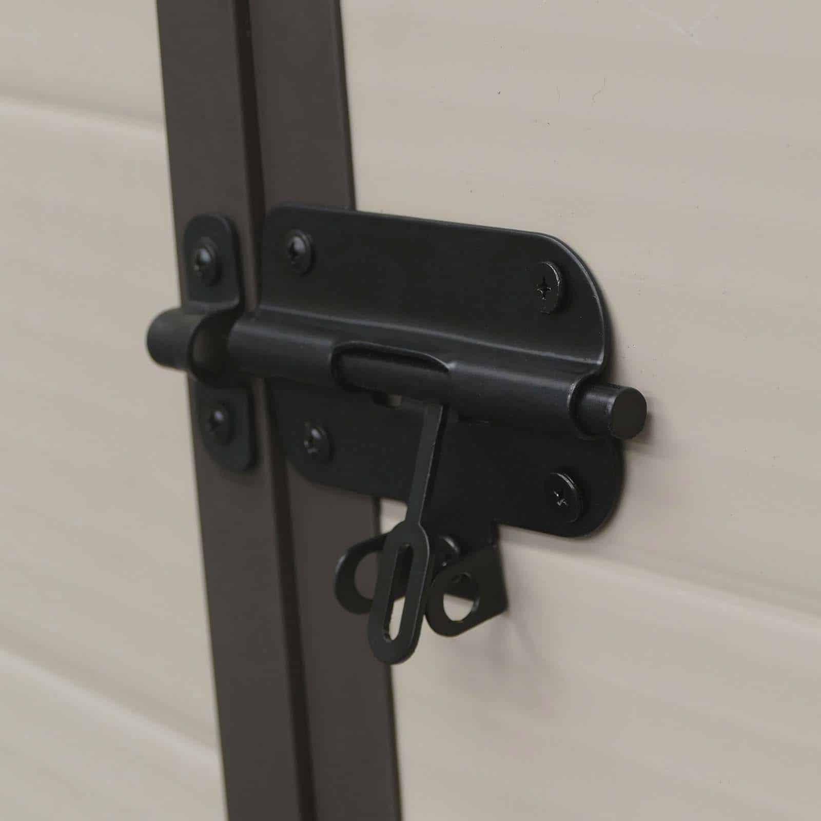 Abrigo de jardim em resina 278x188x225 cm (5,23 m²) Graciella bege Caseta jardín resina 278x188x225 cm (5,23 m² ) Graciella beige