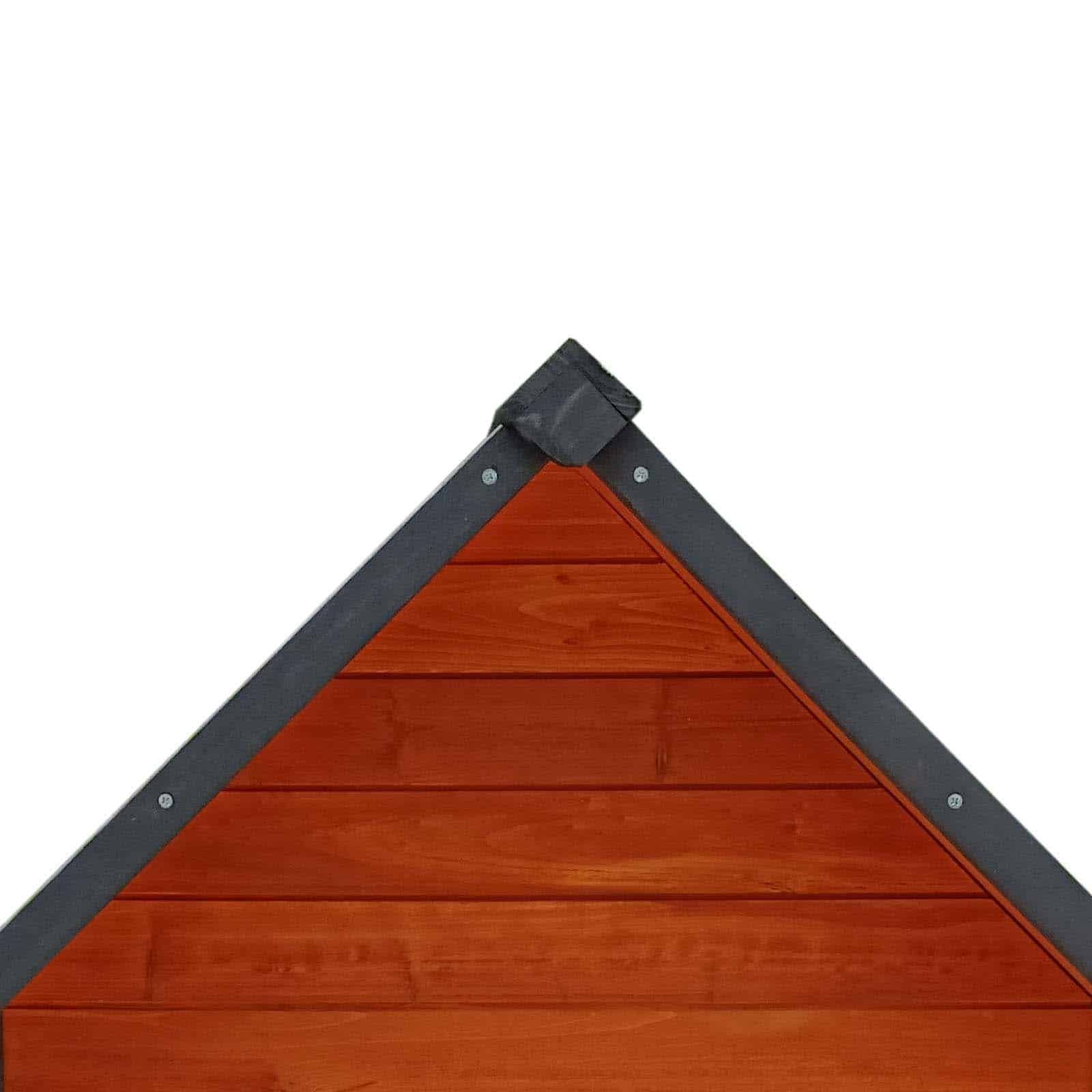 Casota de madeira para cão médio 99x82x86 cm Loki Caseta perro grande de madera 99x82x86 cm Loki