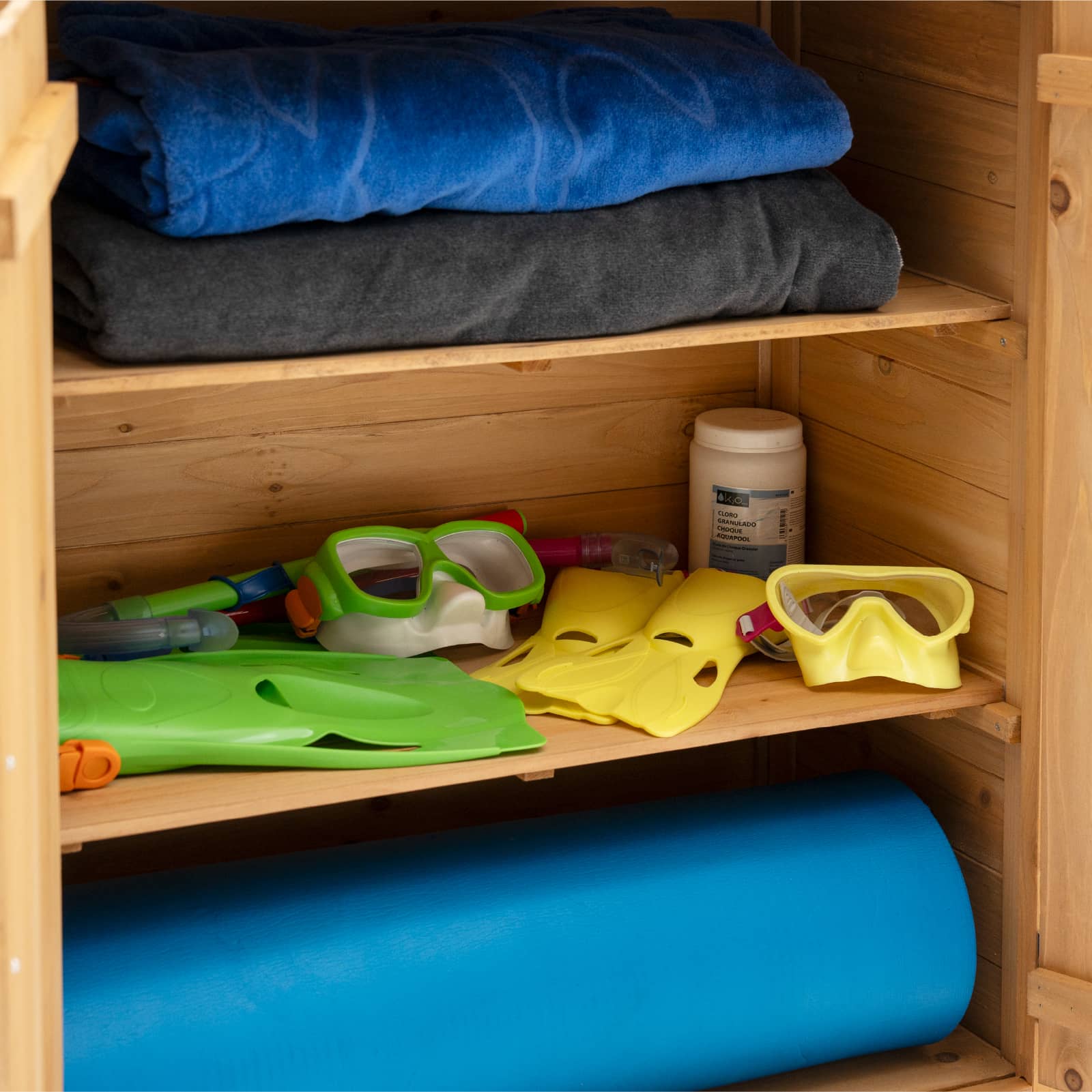 Armário de madeira para exterior 40x75x90 cm Abby Armário de madeira para exterior 40x75x90 cm Abby - Image 3