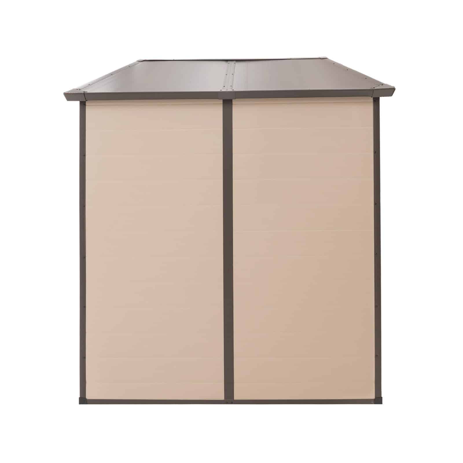 Abrigo de jardim em resina com chão 190x188x225 cm (3,57 m²) Alessia A bege Abrigo de jardim em resina com chão 190x188x225 cm (3,57 m²) Alessia A bege - Image 3
