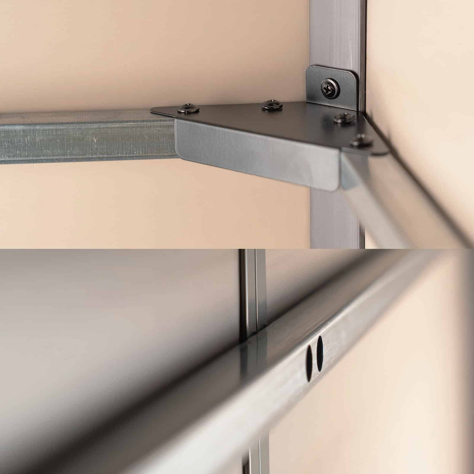 Abrigo de jardim em resina com chão 366x241x238 cm (8,82 m²) Alessia D bege Abrigo de jardim em resina com chão 366x241x238 cm (8,82 m²) Alessia D bege - Image 4