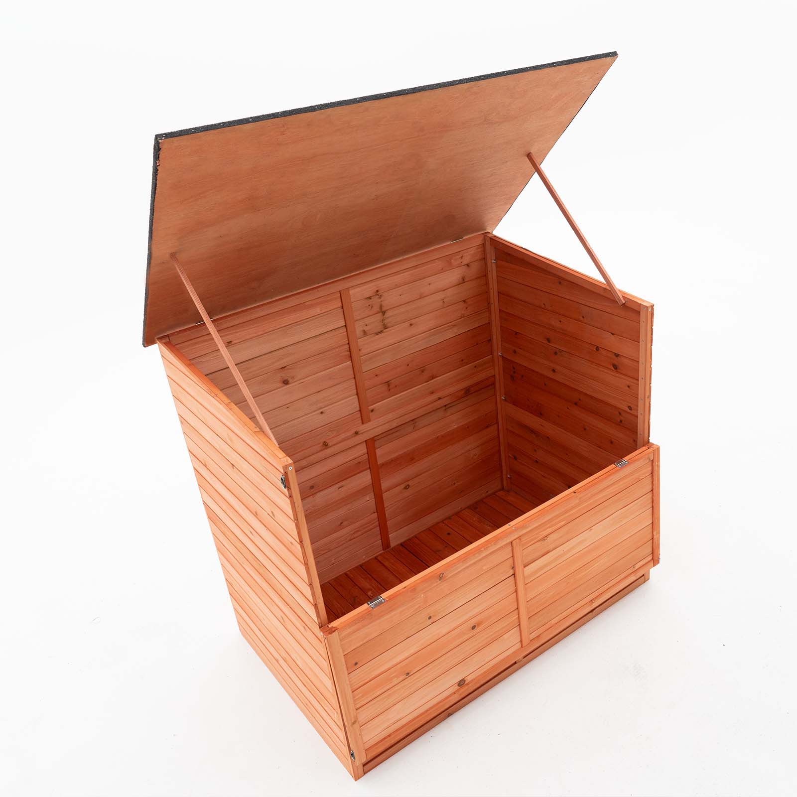 Armário de madeira para exterior modelo baú 91x137x120 cm Pool Armário de madeira para exterior modelo baú 91x137x120 cm Pool - Image 7