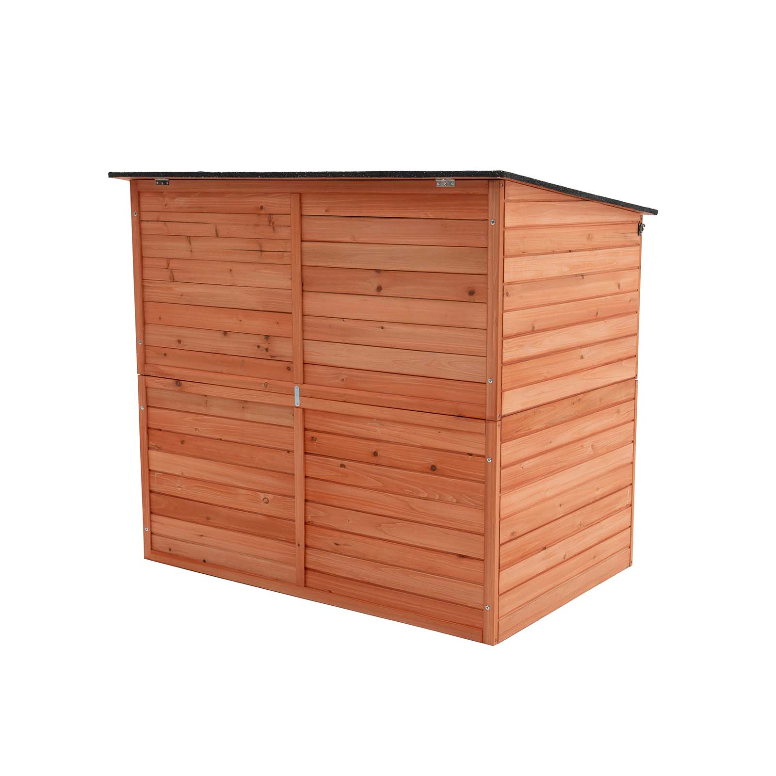 Armário de madeira para exterior modelo baú 91x137x120 cm Pool Armário de madeira para exterior modelo baú 91x137x120 cm Pool - Image 8