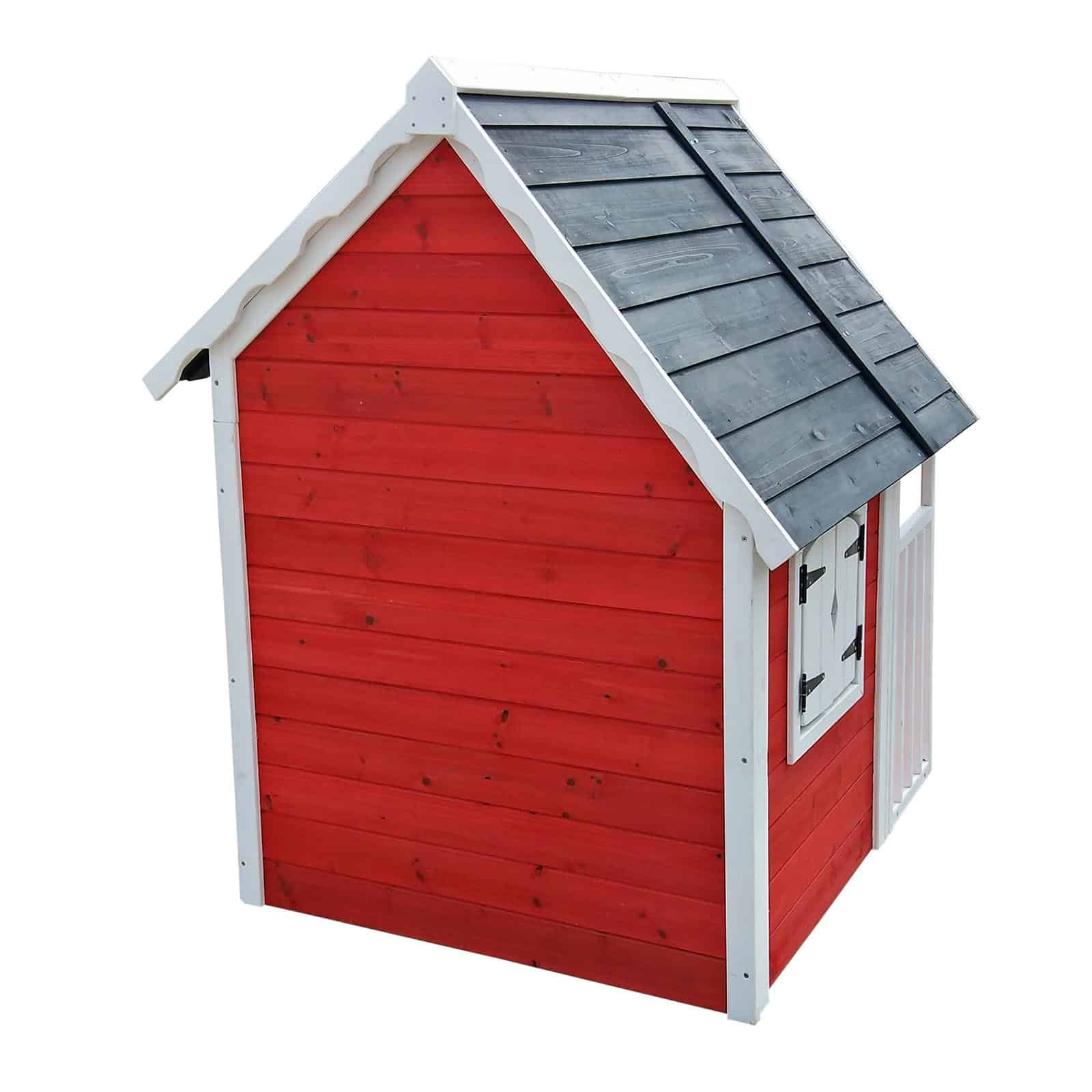 Casa de brincar de madeira 126x118x150 cm (1,56 m²) OUTDOOR TOYS Anny Casita infantil de madera 126x118x150 cm (1,56 m²) OUTDOOR TOYS Anny