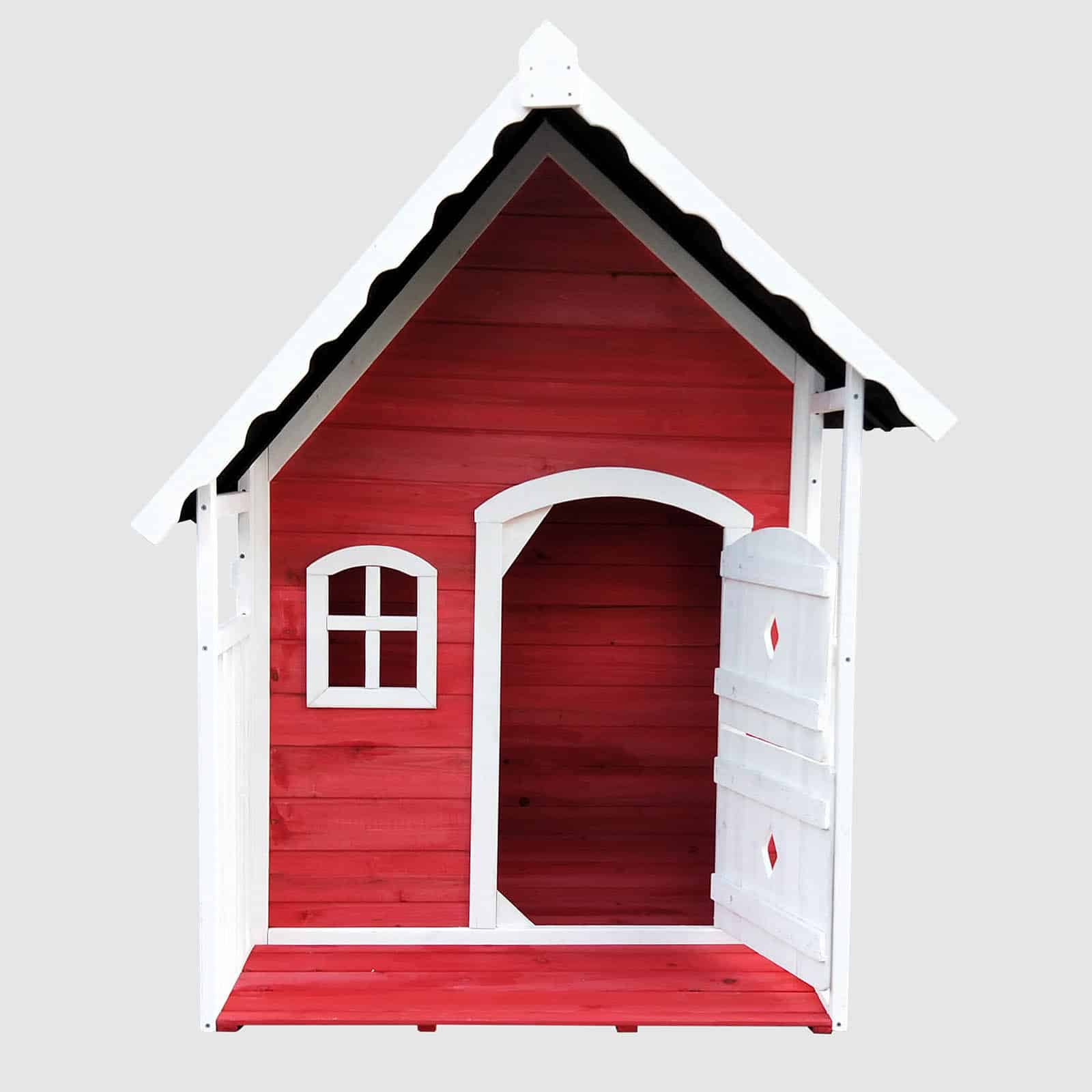 Casa de brincar de madeira 126x118x150 cm (1,56 m²) OUTDOOR TOYS Anny Casita infantil de madera 126x118x150 cm (1,56 m²) OUTDOOR TOYS Anny