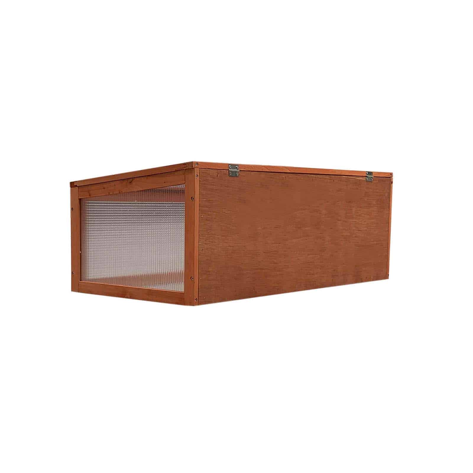 Estufa de madeira e policarbonato Wooden I Invernadero de madera y policarbonato 90x41x32 cm Wooden I