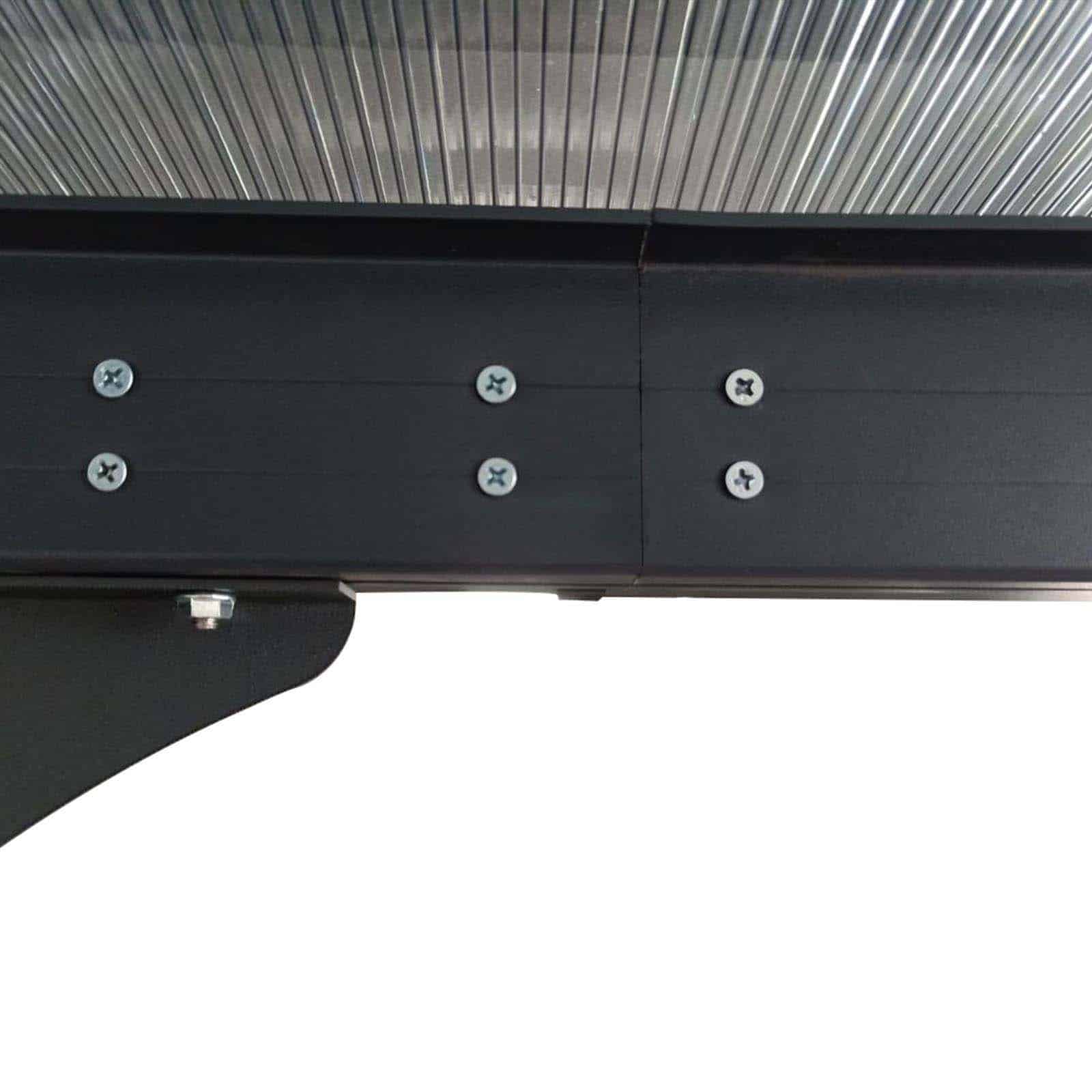 Toldo de parede em alumínio 314x300x225/270 cm (9,5 m²) Elliot Marquesina de pared de aluminio 314x300x225/270 cm (9,5 m²) Elliot