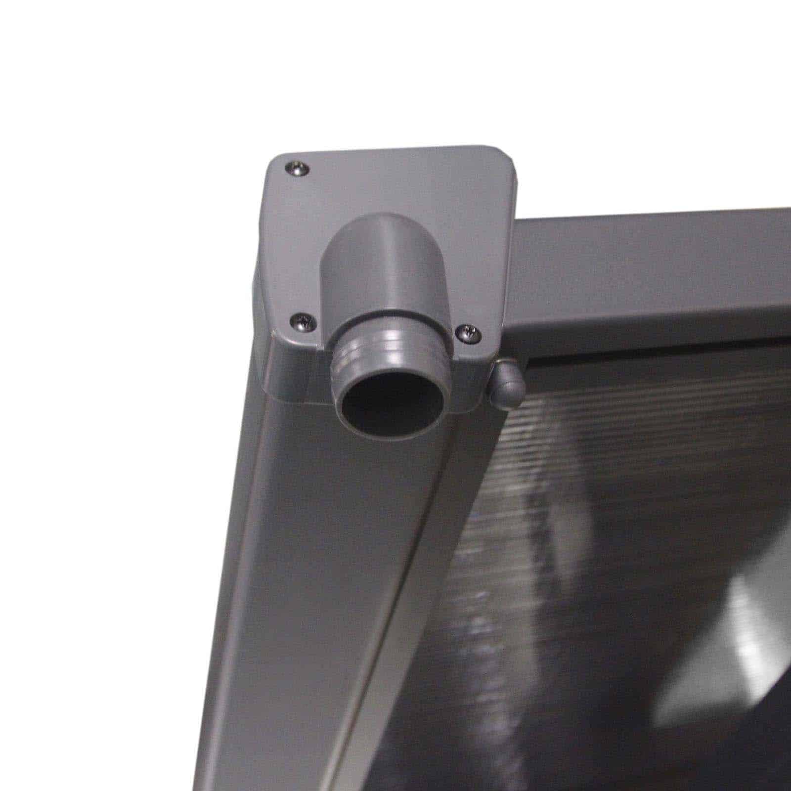 Toldo de parede em alumínio 314x300x225/270 cm (9,5 m²) Elliot Marquesina de pared de aluminio 314x300x225/270 cm (9,5 m²) Elliot