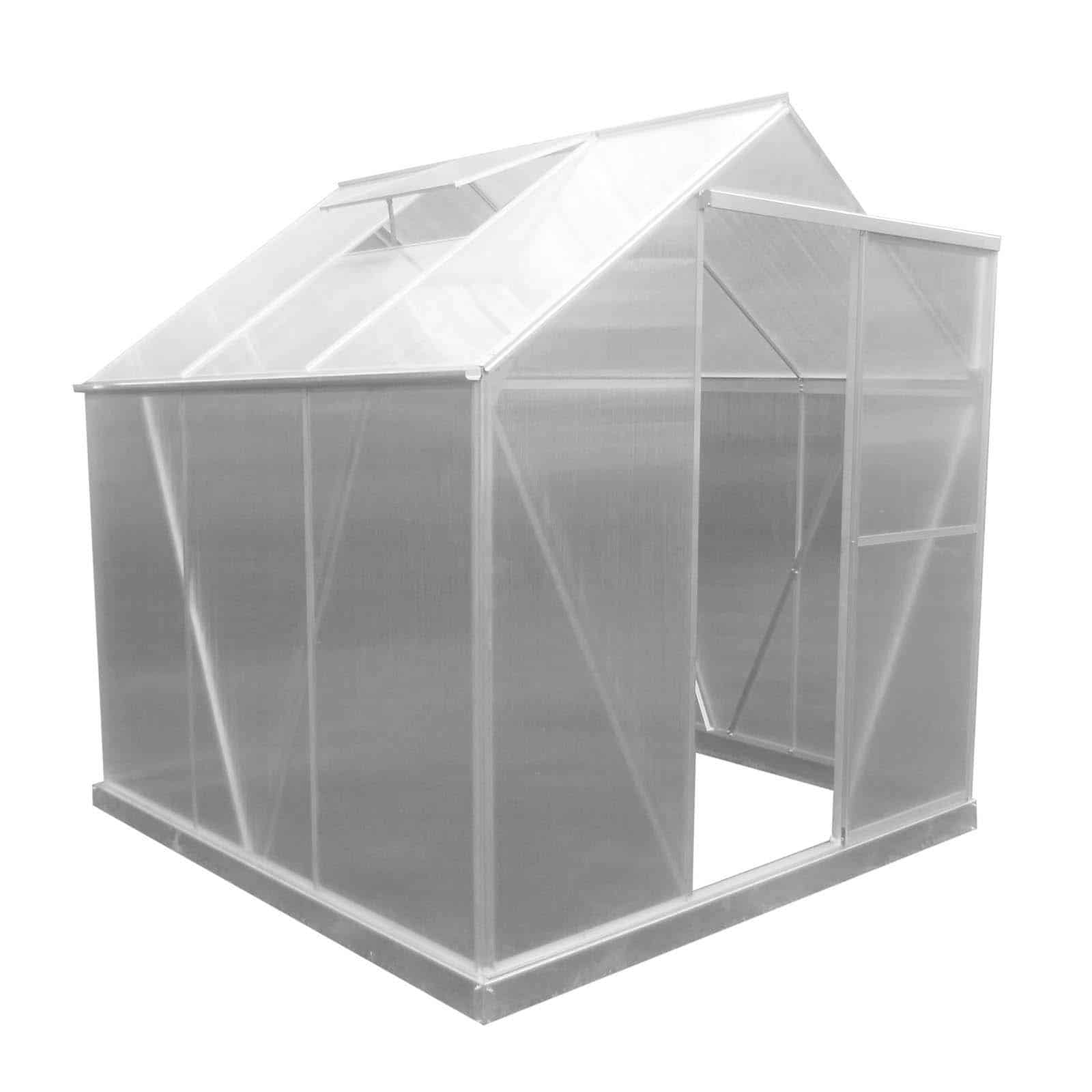 Estufa em policarbonato e alumínio 188x193x190 cm (3,63 m²) Lunada Invernadero de policarbonato y aluminio 188x193x190 cm (3,63 m²) Lunada