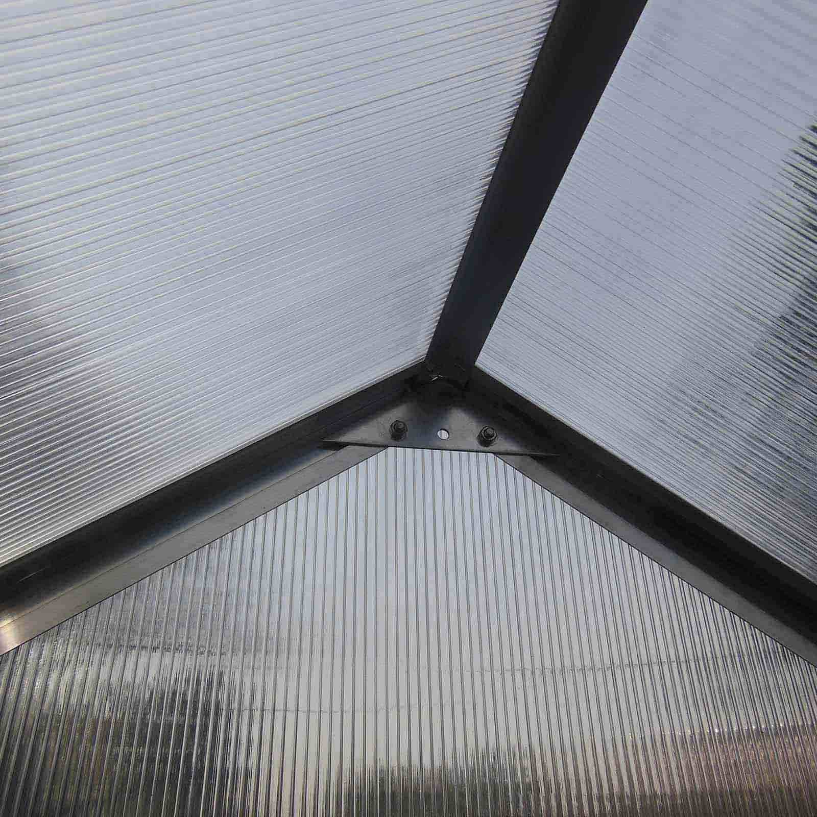 Estufa em policarbonato e alumínio 188x193x190 cm (3,63 m²) Lunada Estufa em policarbonato e alumínio 188x193x190 cm (3,63 m²) Lunada - Image 9