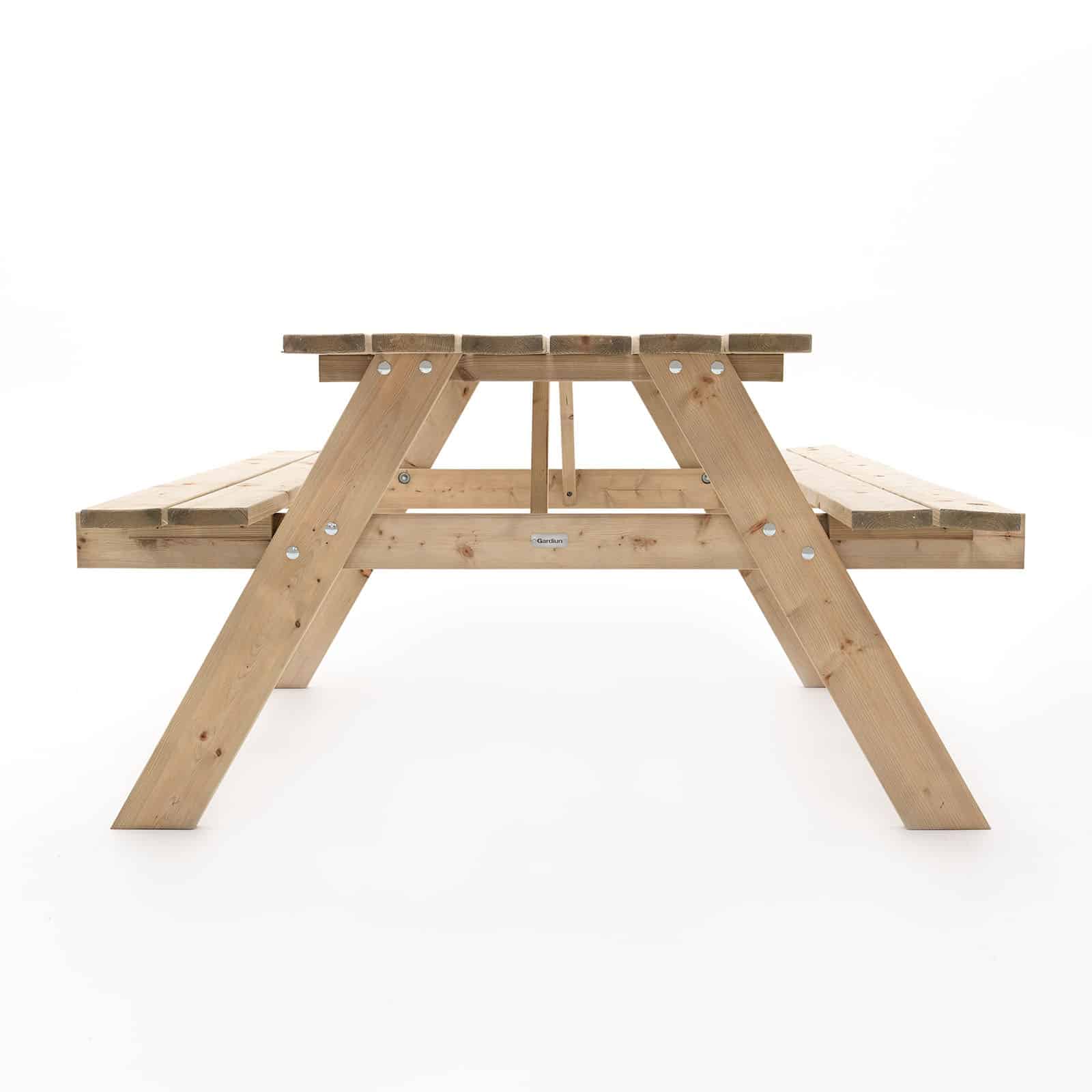 Mesa de piquenique em madeira 177x151x77 Solid (6-8 pax) Mesa de piquenique em madeira 177x151x77 Solid (6-8 pax) - Image 6