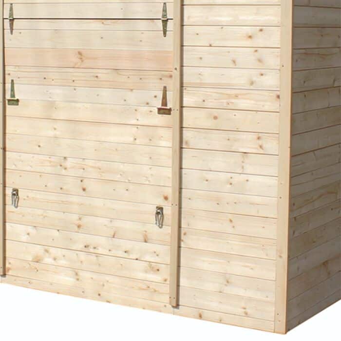 Caseta de madera tipo kiosco 336x263x232 cm (8,84 m²) Laia