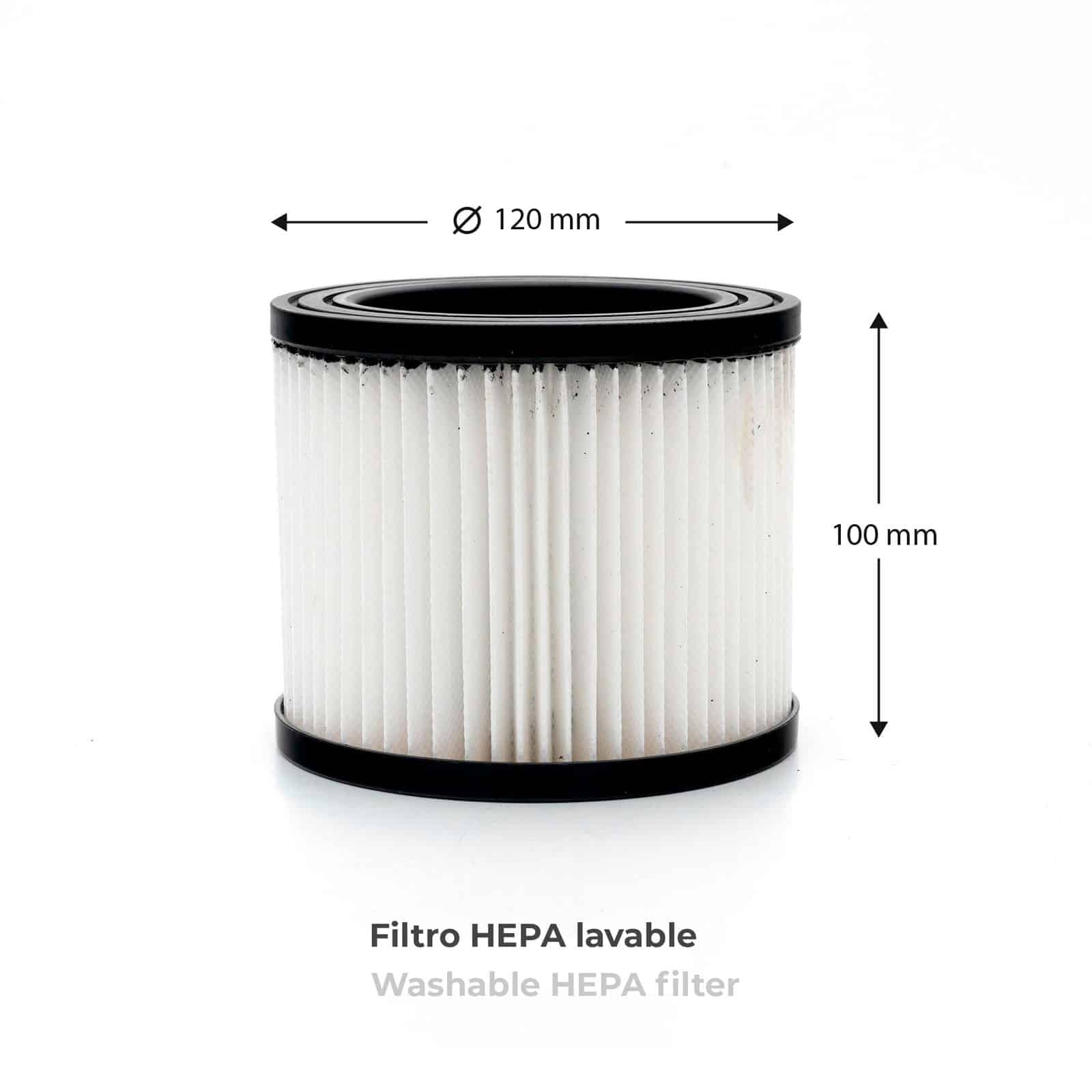 Aspirador para cinzas (18L) 1200W KEKAI Trajano inox Aspirador de cenizas (18L) 1200W KEKAI Trajano inox