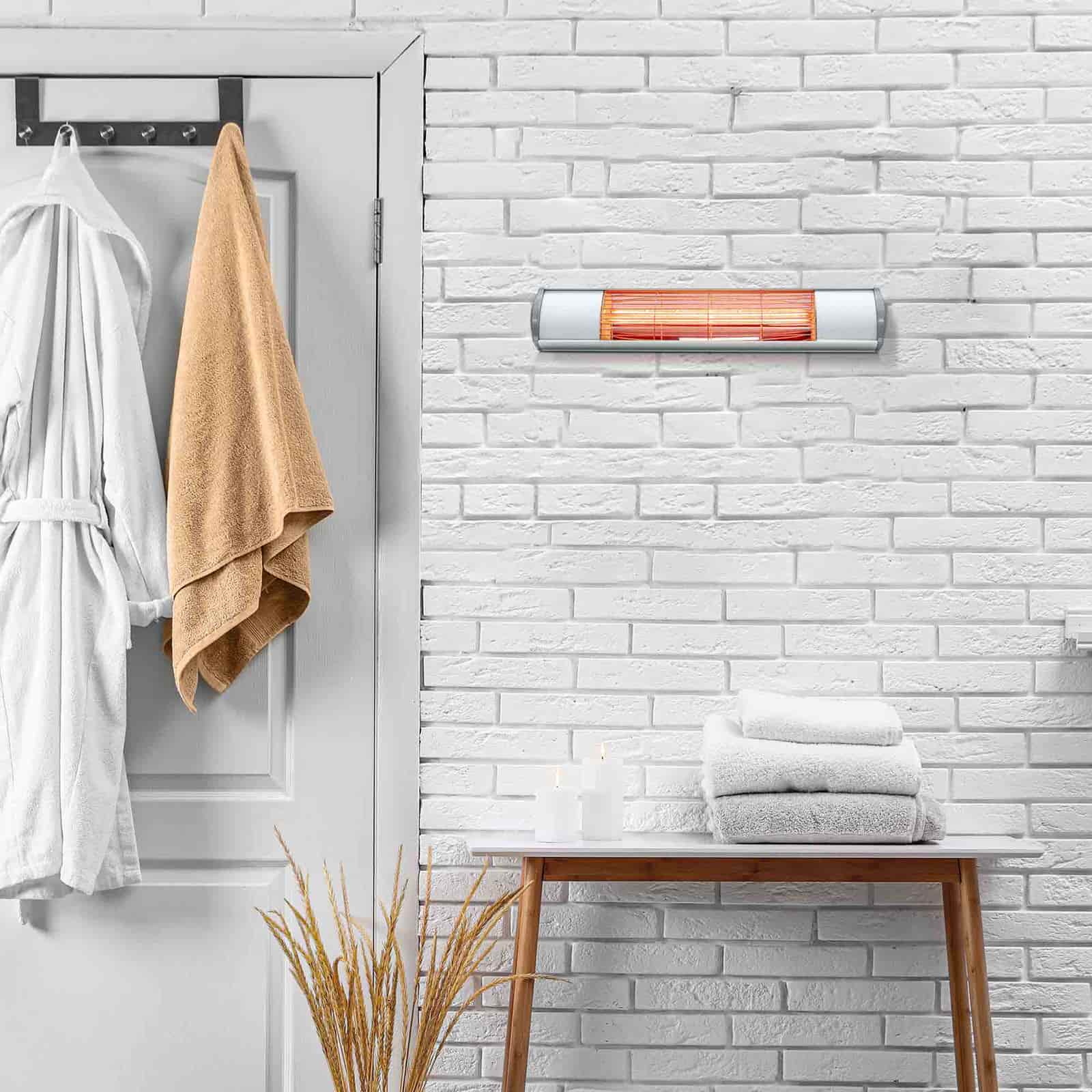 Aquecedor exterior de parede a infravermelhos 2000W (71,5x16x11,5 cm) KEKAI Golden Tube Estufa exterior de pared infrarrojos 2000W (71,5x16x11,5 cm) KEKAI Golden Tube