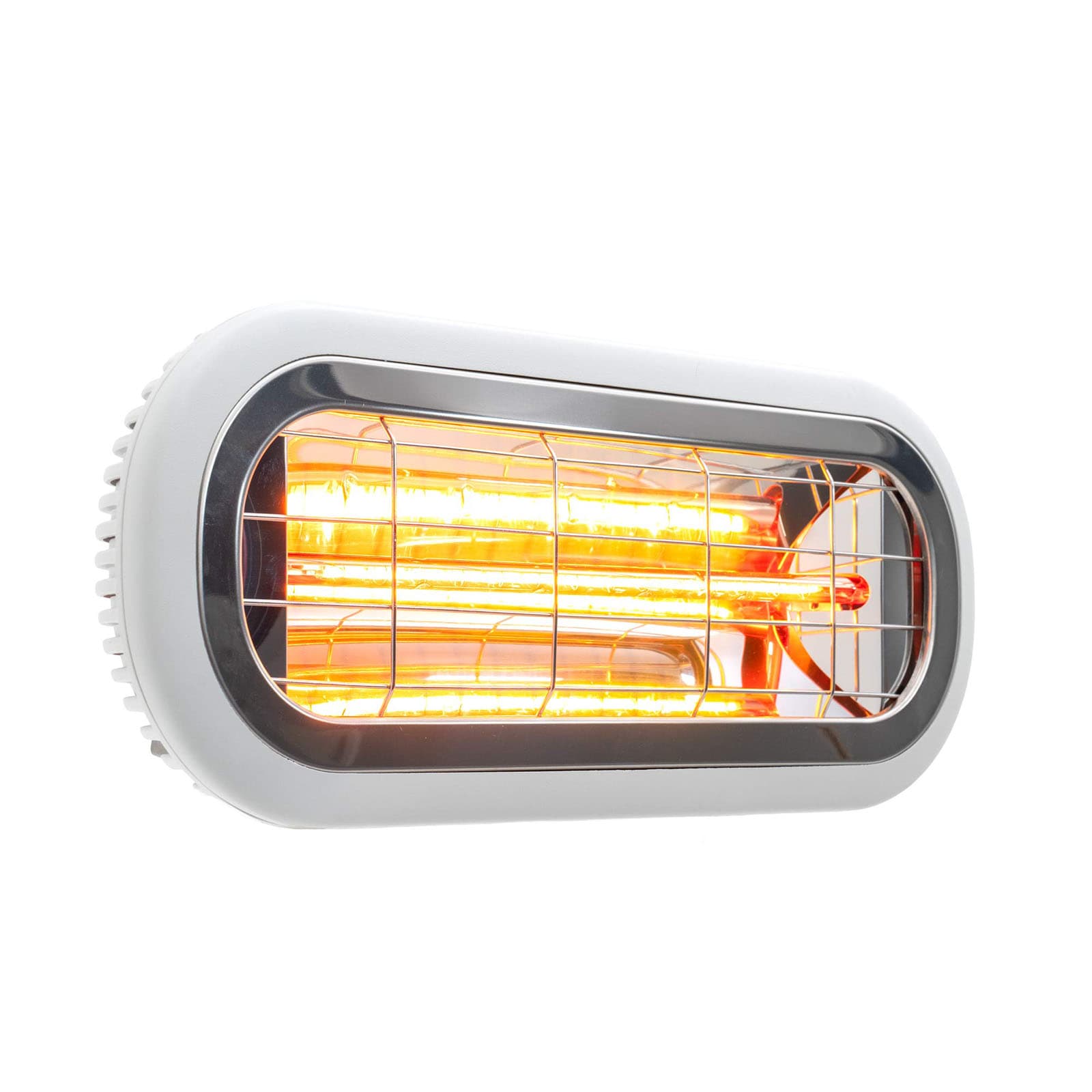 Aquecedor exterior de teto/parede a infravermelhos 2000W KEKAI Slim White Estufa exterior de techo/pared infrarrojos 2000W KEKAI Slim White