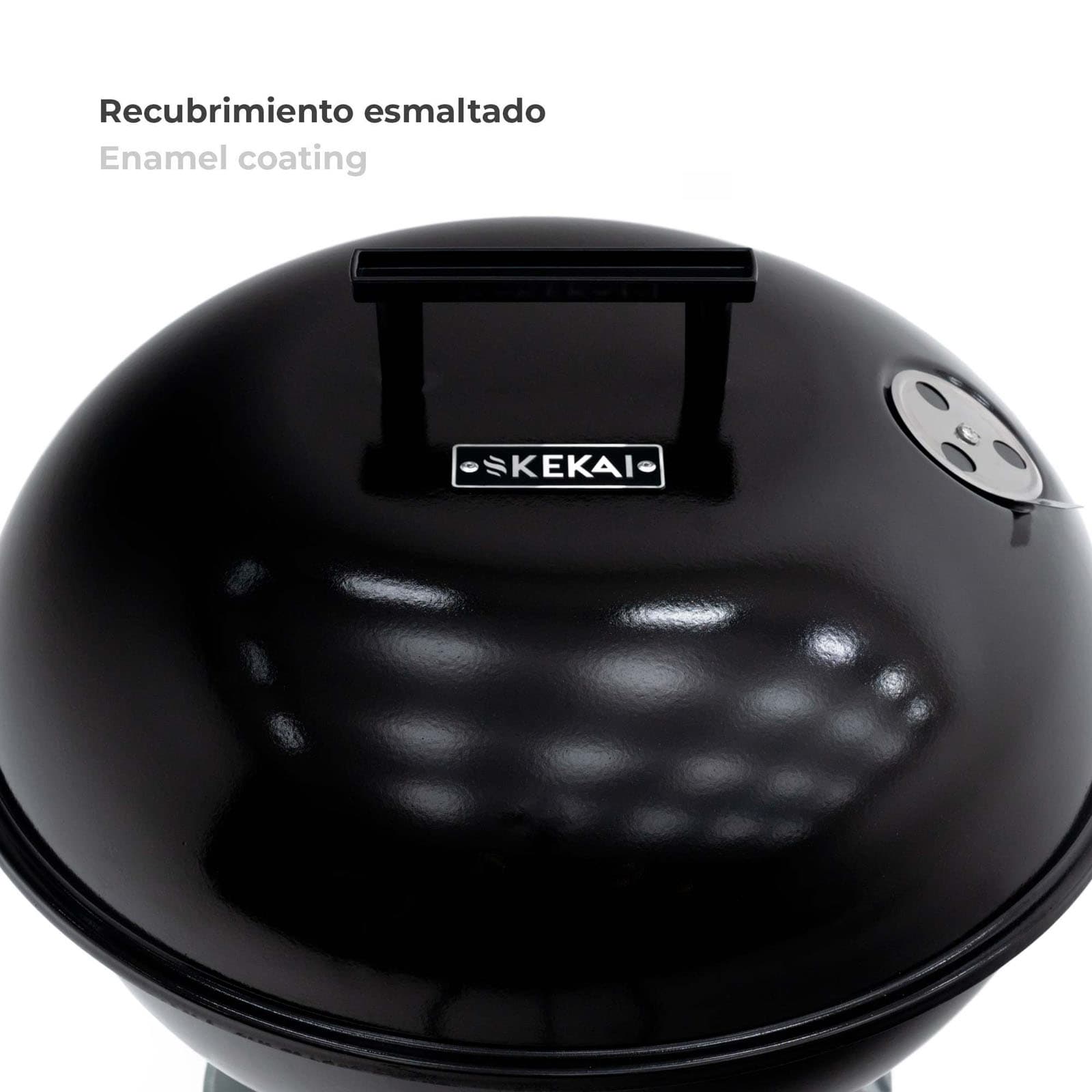 Churrasqueira dobrável 46x44x70 cm KEKAI Michigan preta Barbacoa portátil 46x44x70 cm KEKAI Michigan negra