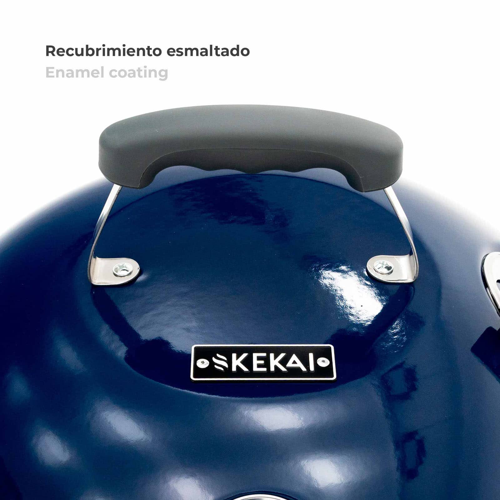 Churrasqueira portátil em azul Kekai Yellowstone Barbacoa portátil 58x47x100 cm KEKAI Yellowstone azul