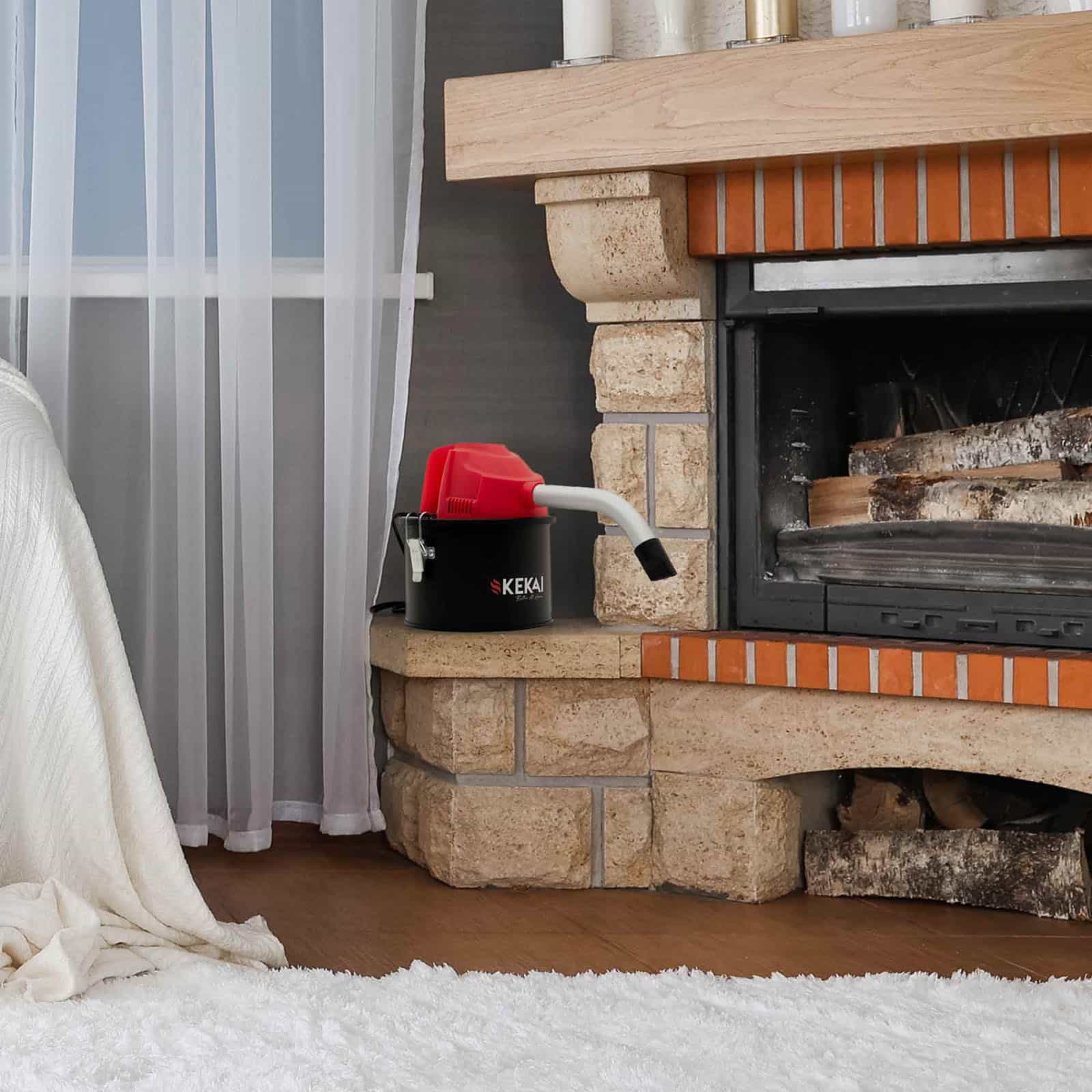 Aspirador para cinzas (4L) 600W KEKAI Adriano Aspirador de cenizas (4L) 600W KEKAI Adriano