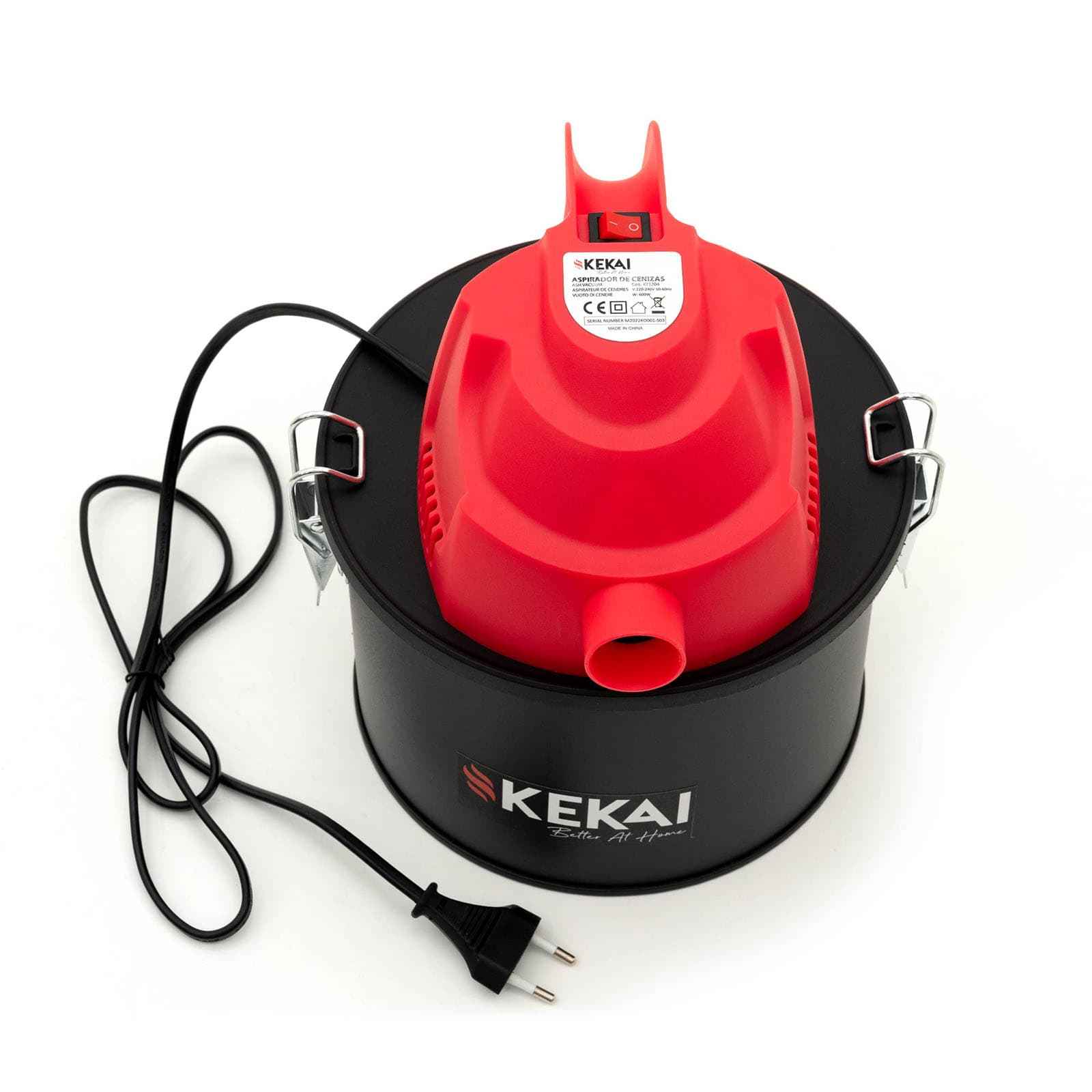 Aspirador para cinzas (4L) 600W KEKAI Adriano Aspirador de cenizas (4L) 600W KEKAI Adriano
