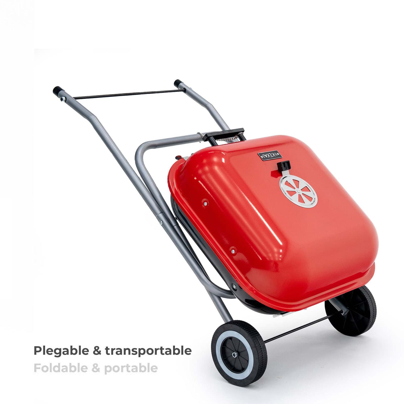 Churrasqueira dobrável 50x47x79 cm KEKAI Flathead vemelha Barbacoa plegable 50x47x79 cm KEKAI Flathead roja