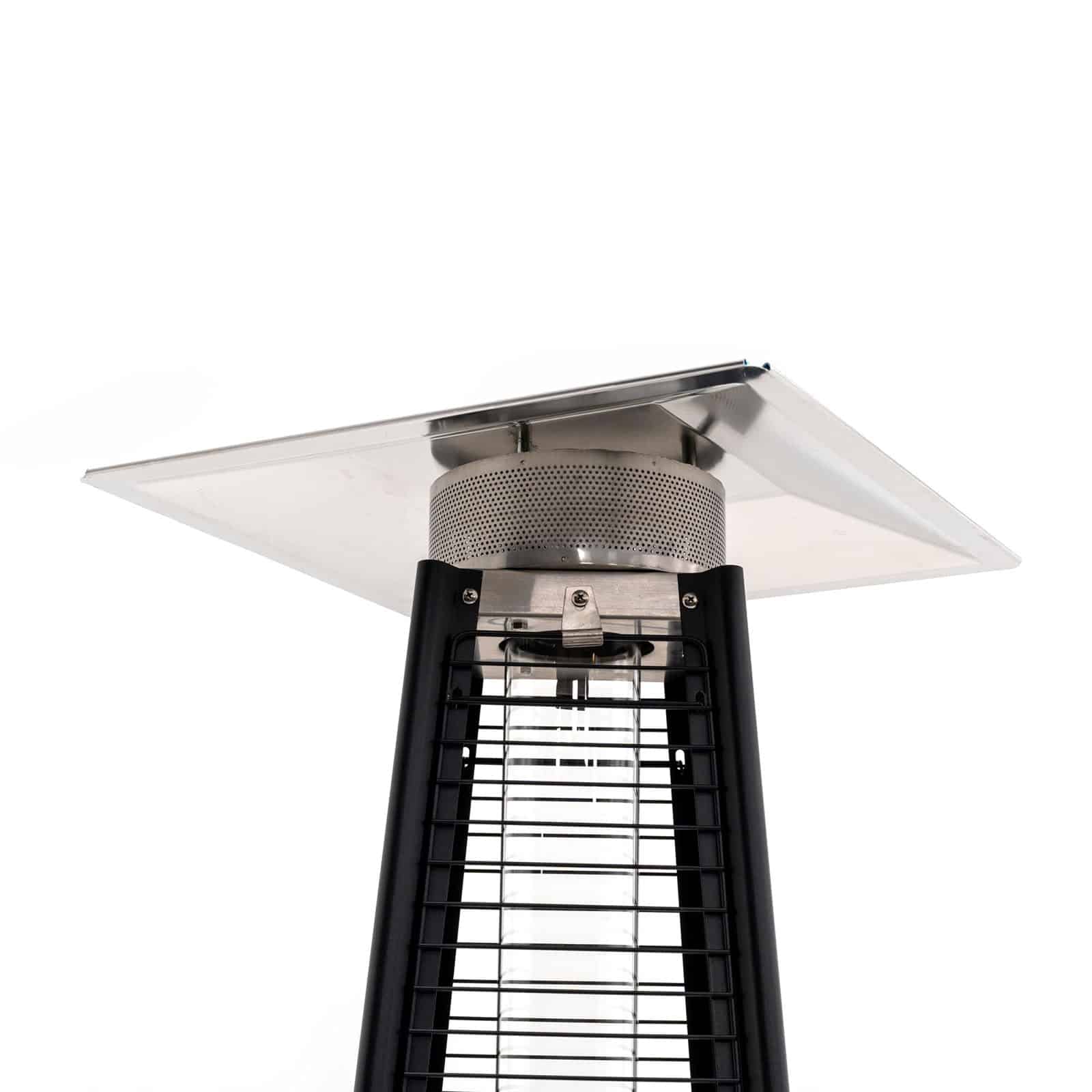 Aquecedor a gás exterior 13KW KEKAI Basil preto Estufa exterior gas 13KW KEKAI Basil negro