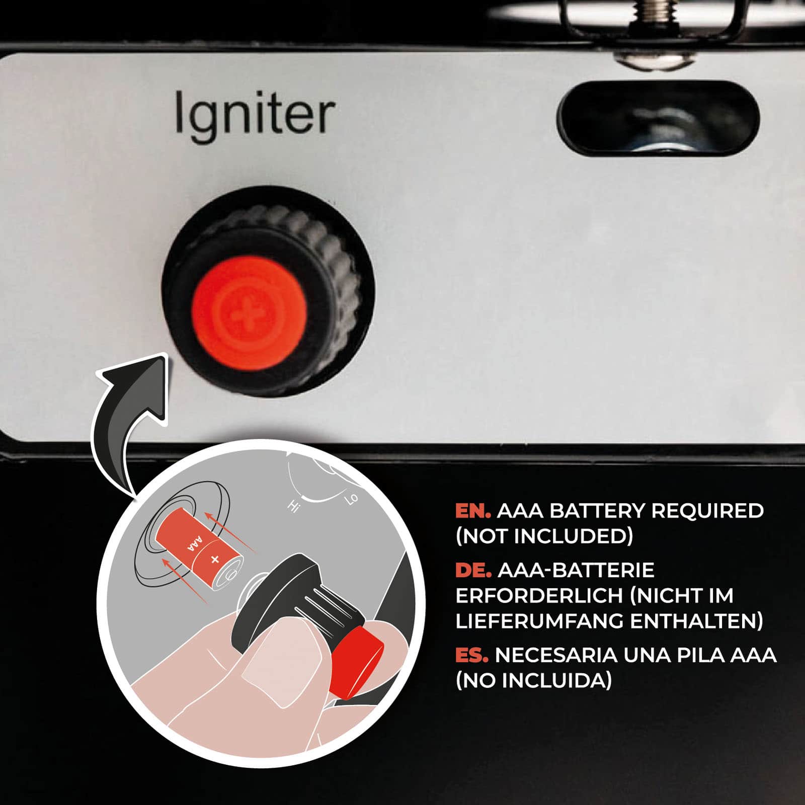 Aquecedor a gás exterior 13KW KEKAI Basil preto Estufa exterior gas 13KW KEKAI Basil negro