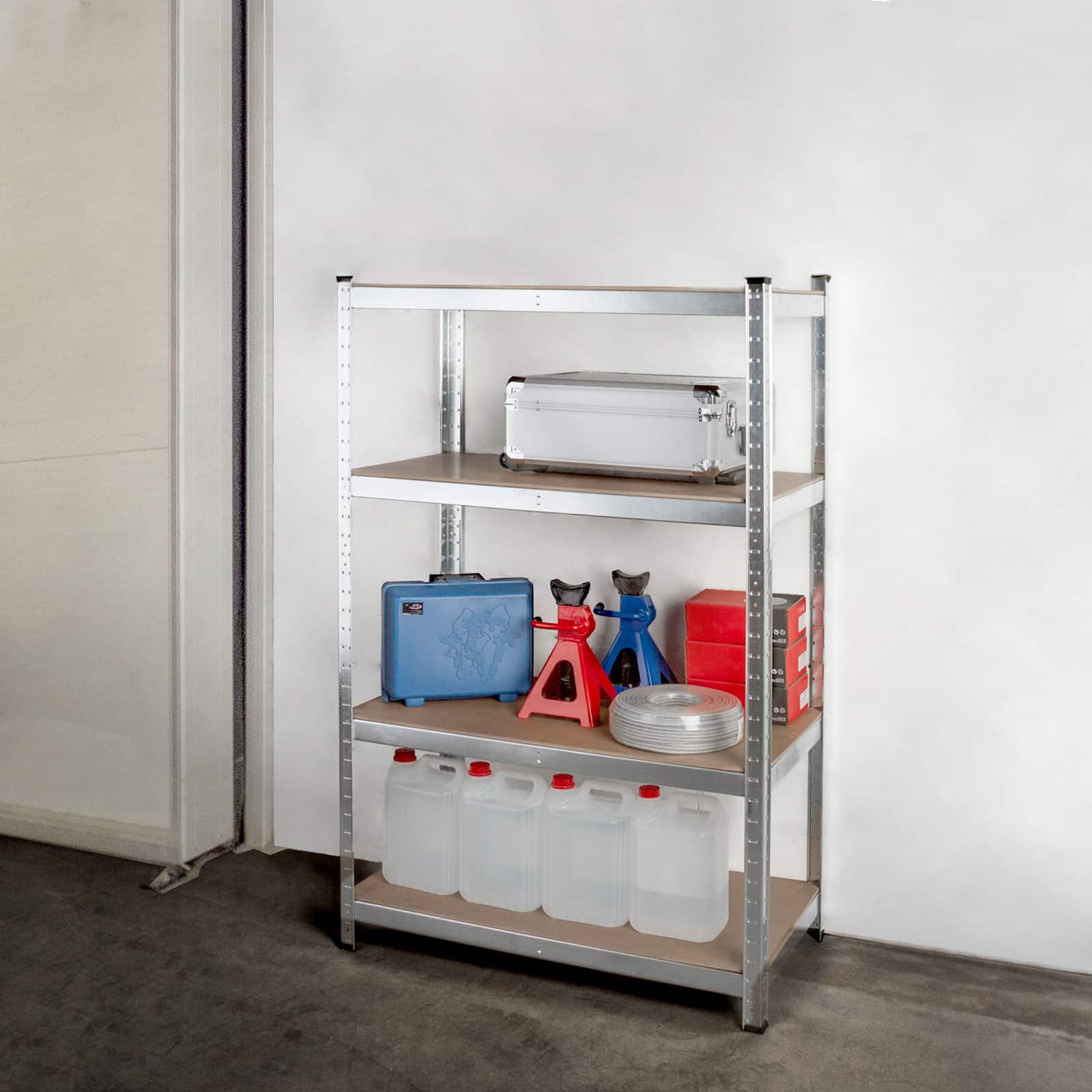 Estantes galvanizadas 60x30x148 cm Catter House Max Pro (até 240 kg) Estantería galvanizada 60x30x148 cm CatterHouse Max Pro (hasta 240 kg)