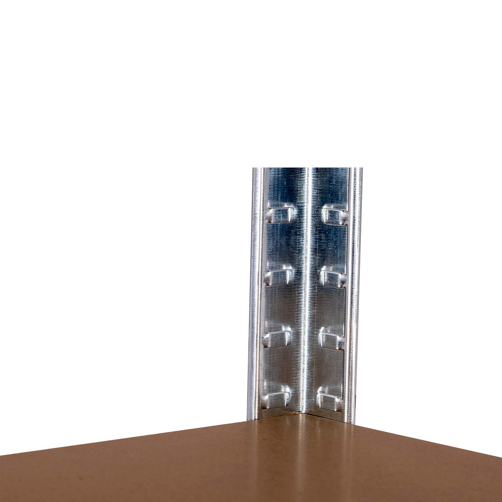 Estantes Max Pro galvanizadas até 875 kg da Catter House Estantería galvanizada 70x40x180 cm CatterHouse Max Pro (hasta 875 kg)