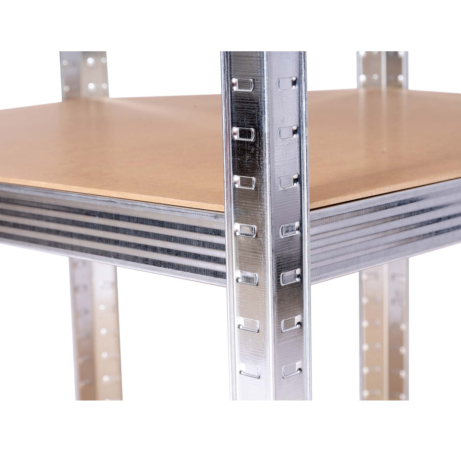 Estantes galvanizadas 70x40x180 cm Catter House Max Pro (até 875 kg) Estantería galvanizada esquina 70x40x180 cm CatterHouse Max Pro (hasta 875 kg)