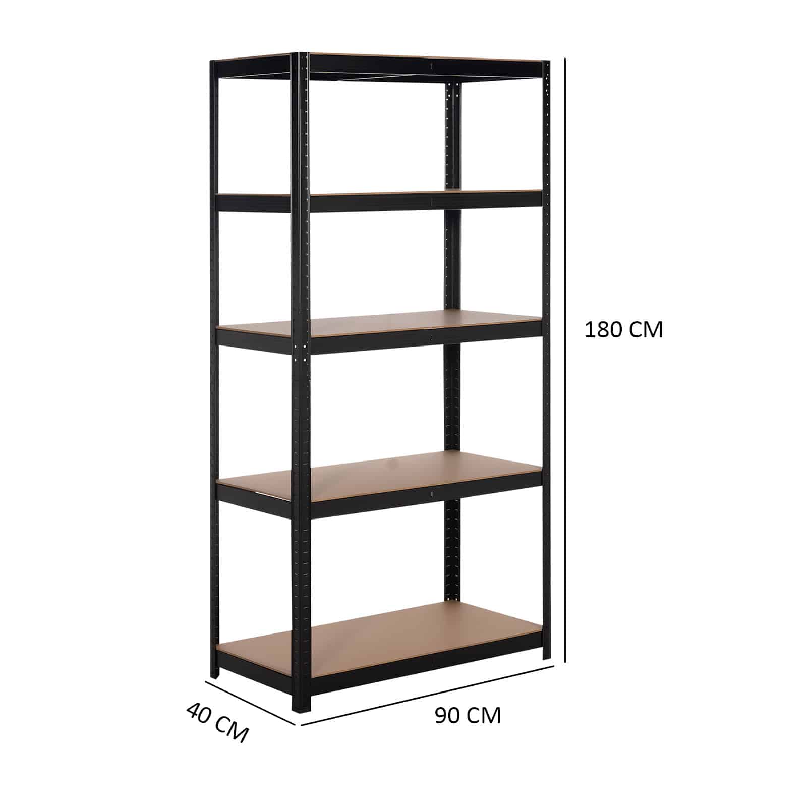 Estante metálica Catter House Hans Plus 90x40x180 cm até 875 kg Estantería metálica 90x40x180 cm CatterHouse Hans Plus hasta 875 kg