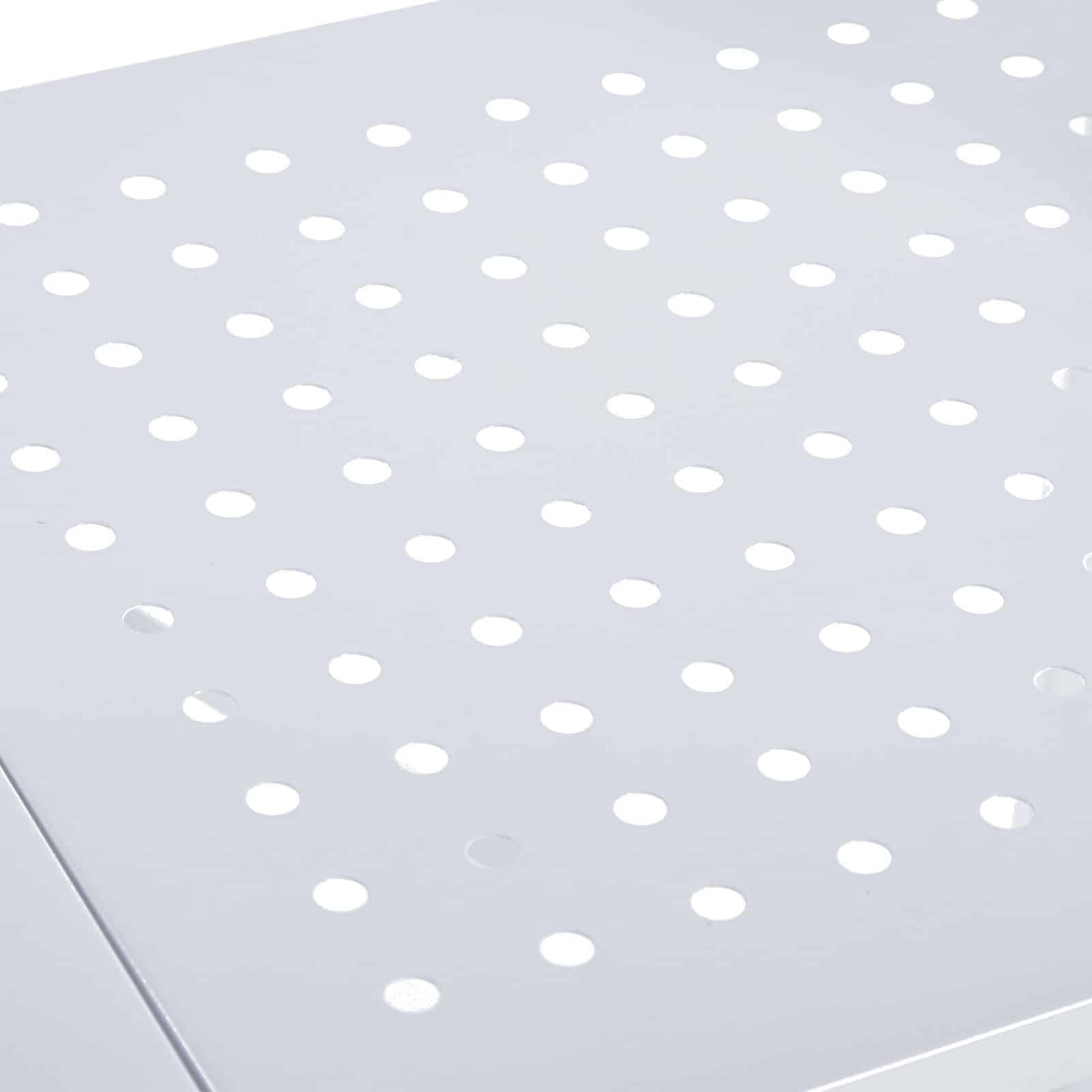 Estante dobrável 71,5x36x122,5 cm Catter House Kim 122 branca (até 160 kg) Estantería plegable 71,5x36x122,5 cm CatterHouse Kim 122 blanca (hasta 160 kg)