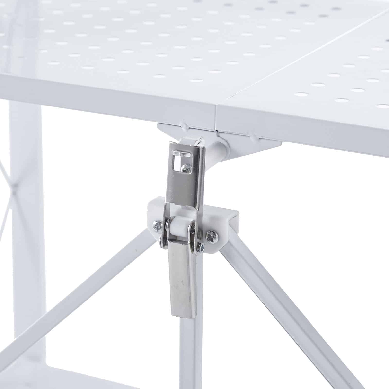 Estante dobrável 71,5x36x122,5 cm Catter House Kim 122 branca (até 160 kg) Estantería plegable 71,5x36x122,5 cm CatterHouse Kim 122 blanca (hasta 160 kg)